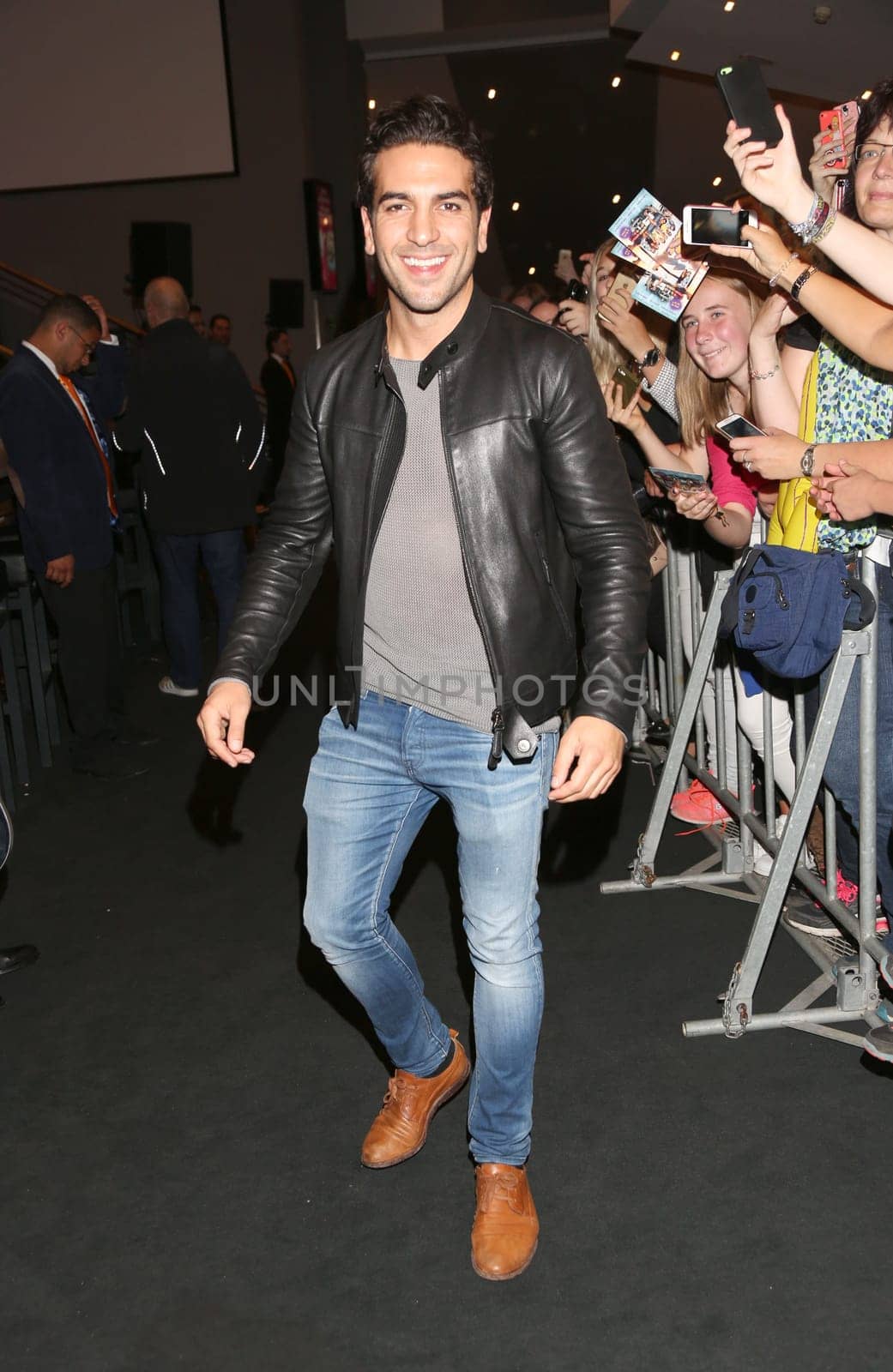 Elyas M ' Barek at the  Fack ju Goehte 2 Cinematour at Cinemaxx Hamburg