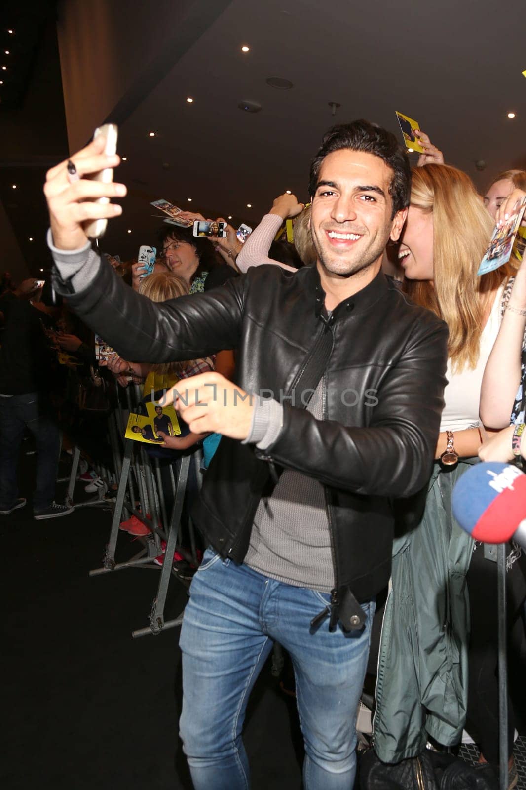 Elyas M ' Barek at the  Fack ju Goehte 2 Cinematour at Cinemaxx Hamburg