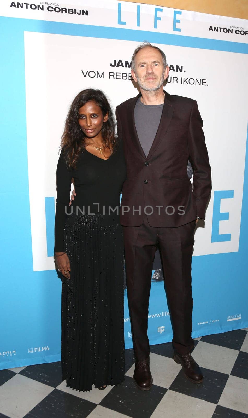 Anton Corbijn with life-time mimi O'Donnell , Premiere of Live at Abaton Kino Hamburg