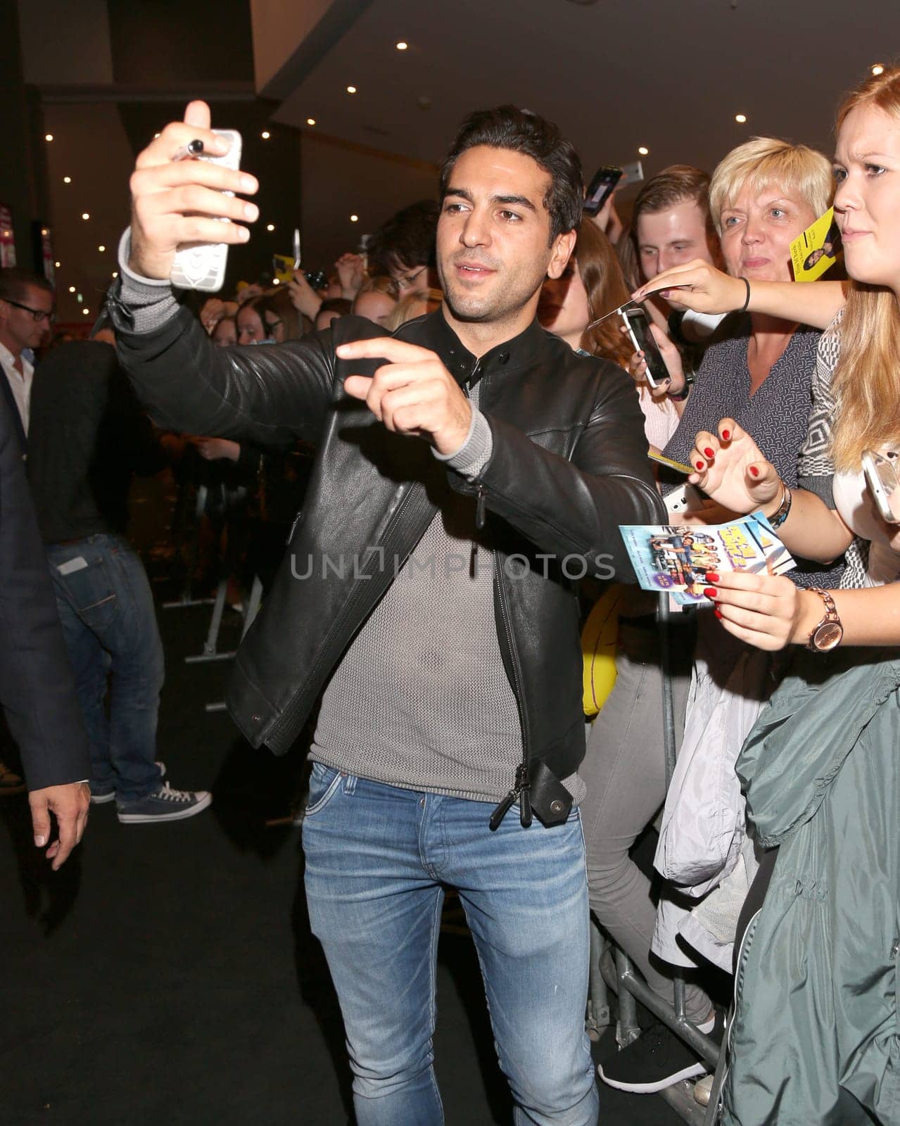 Elyas M ' Barek at the  Fack ju Goehte 2 Cinematour at Cinemaxx Hamburg