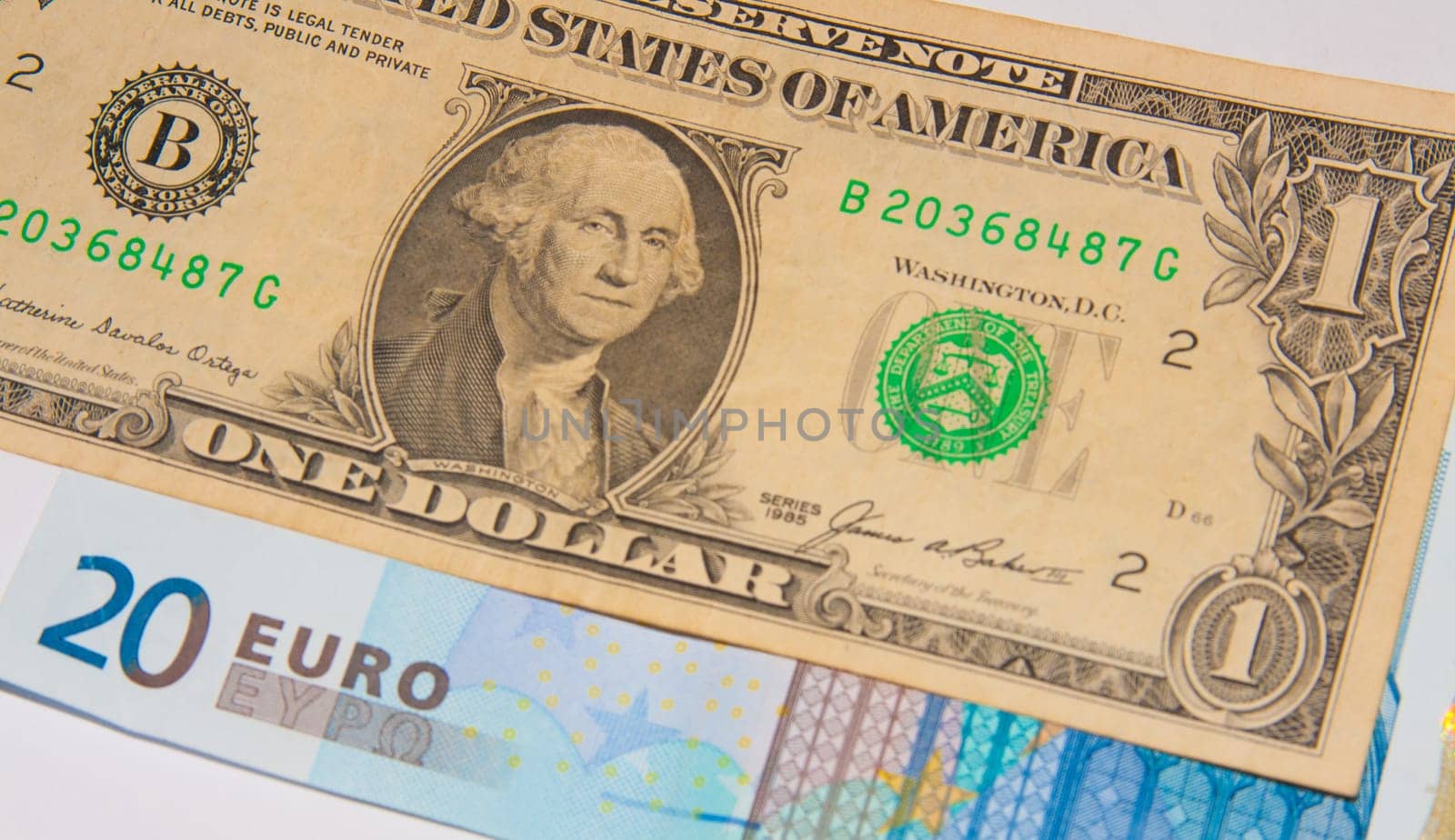Dollar - Euro - Financial superpowers