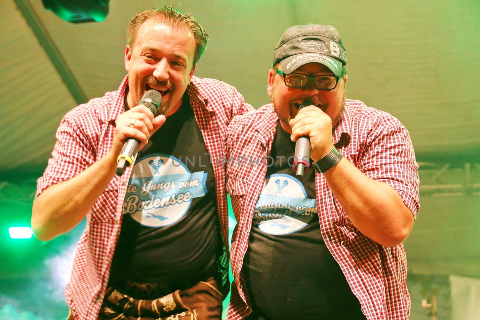 The boys from Lake Constance,Alex,Reiner Jäckle (saenger / musician) at oktoberfest Konstanz 2015