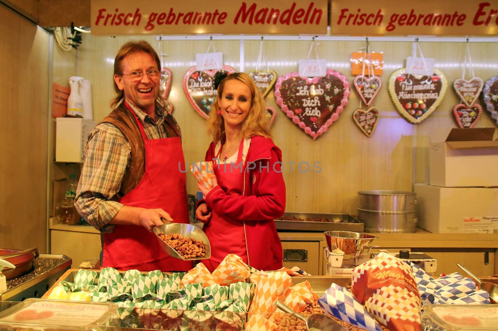 Freshly baked almonds,stomach bread and gingerbread hearts belong to every fair and of course to the . Oktoberfest Konstanz 2015
