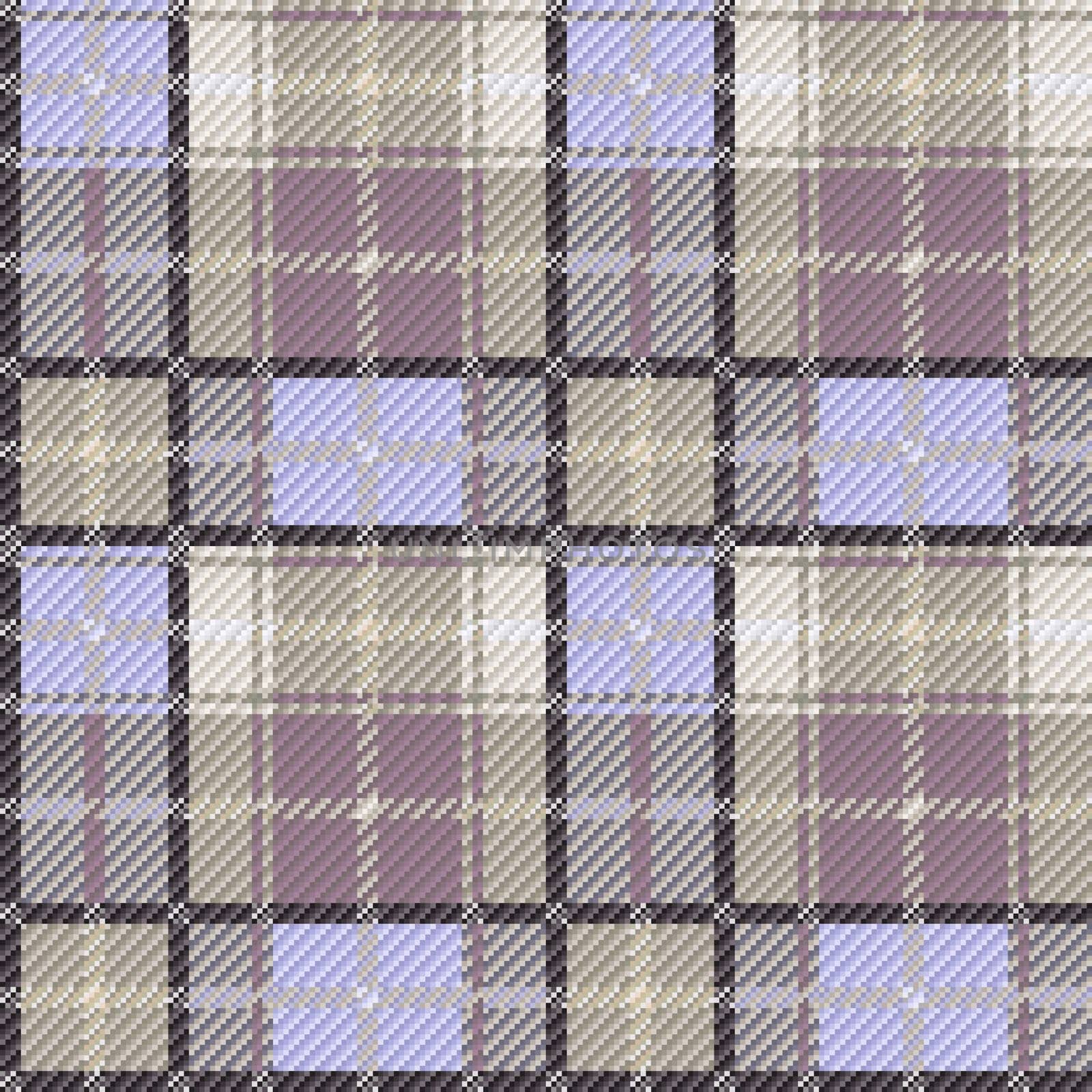 Seamless checkered vector colorful pattern with gray and blue lines