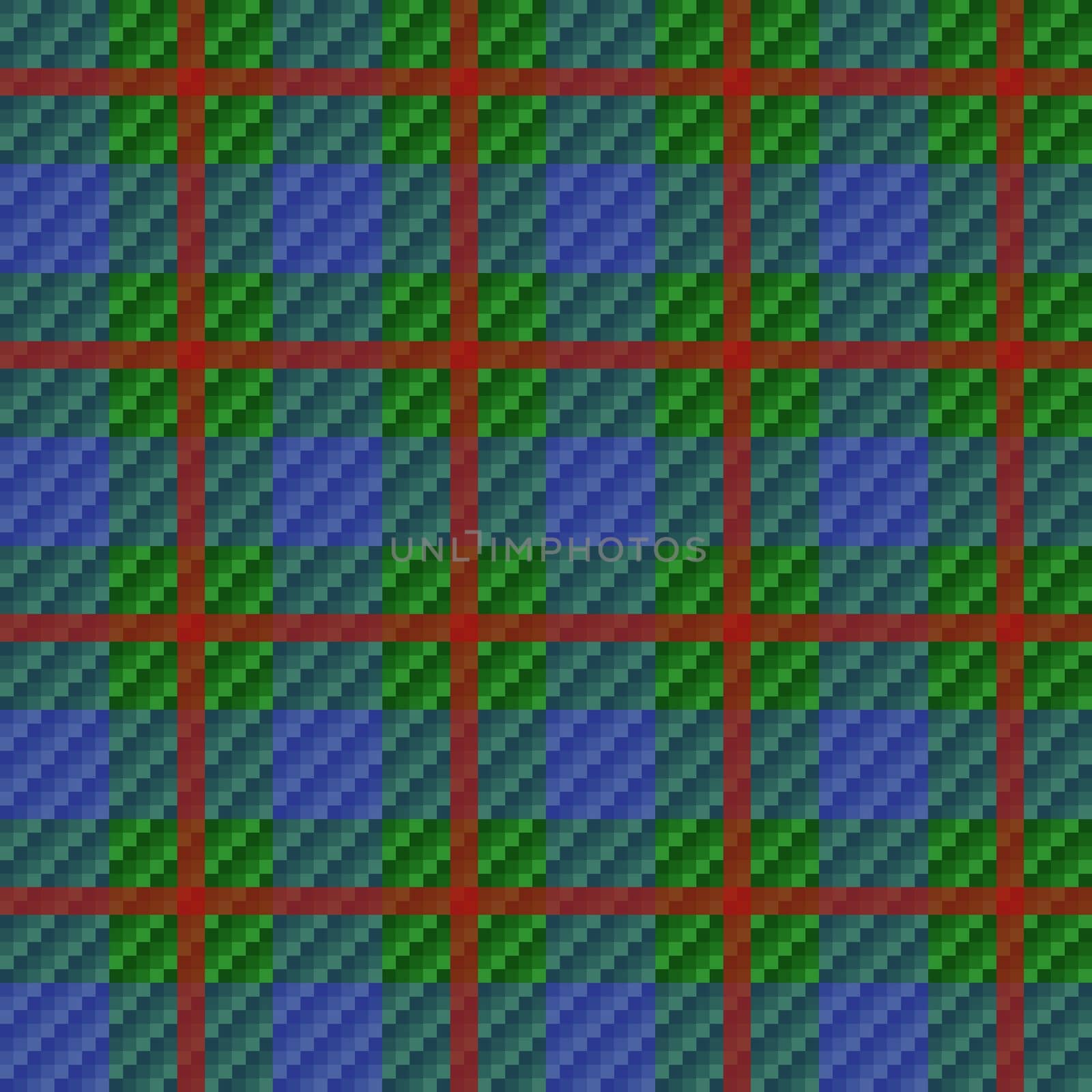 Tartan plaid fabric red checkered texture, seamless pattern