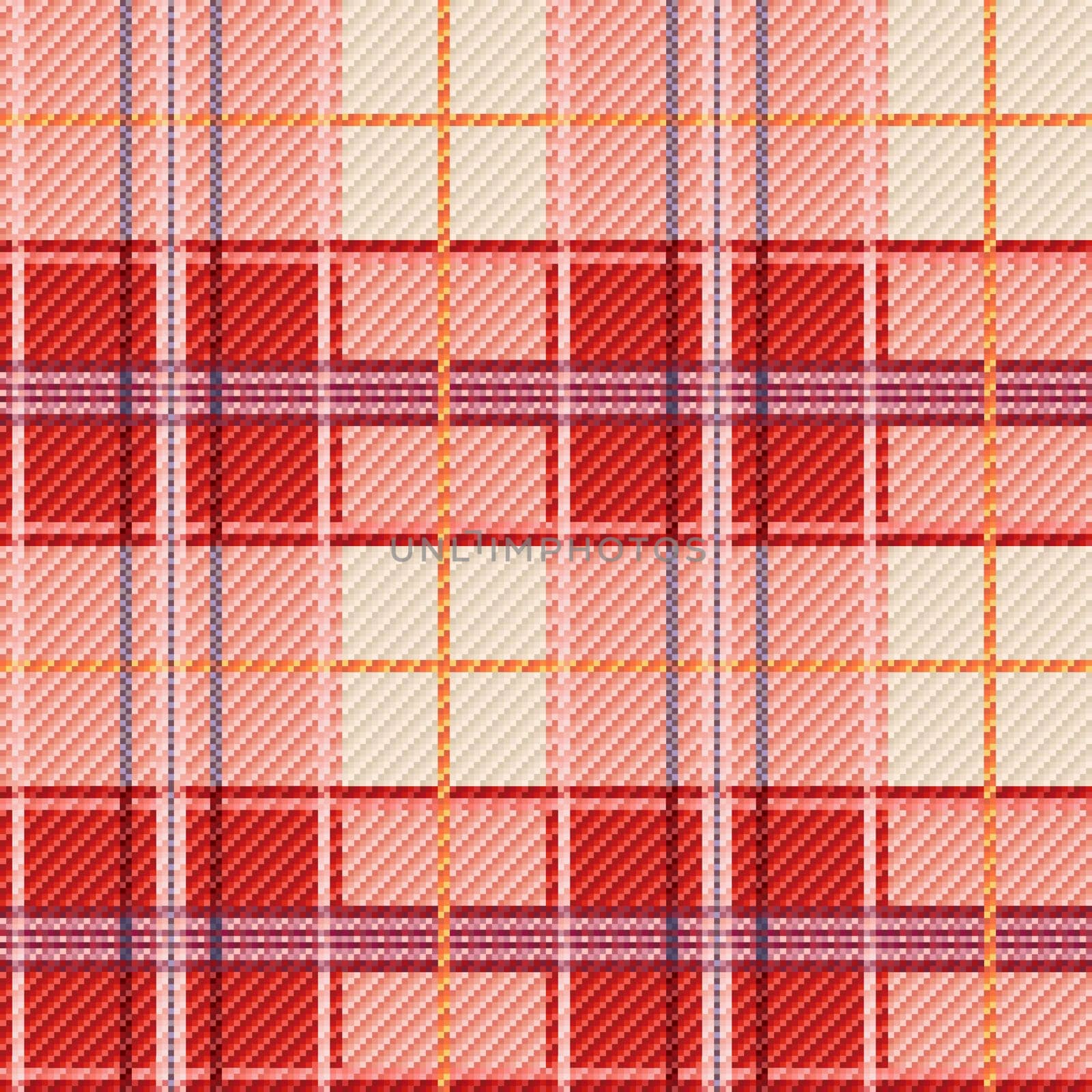 Seamless checkered vector bright pattern with red and white colors