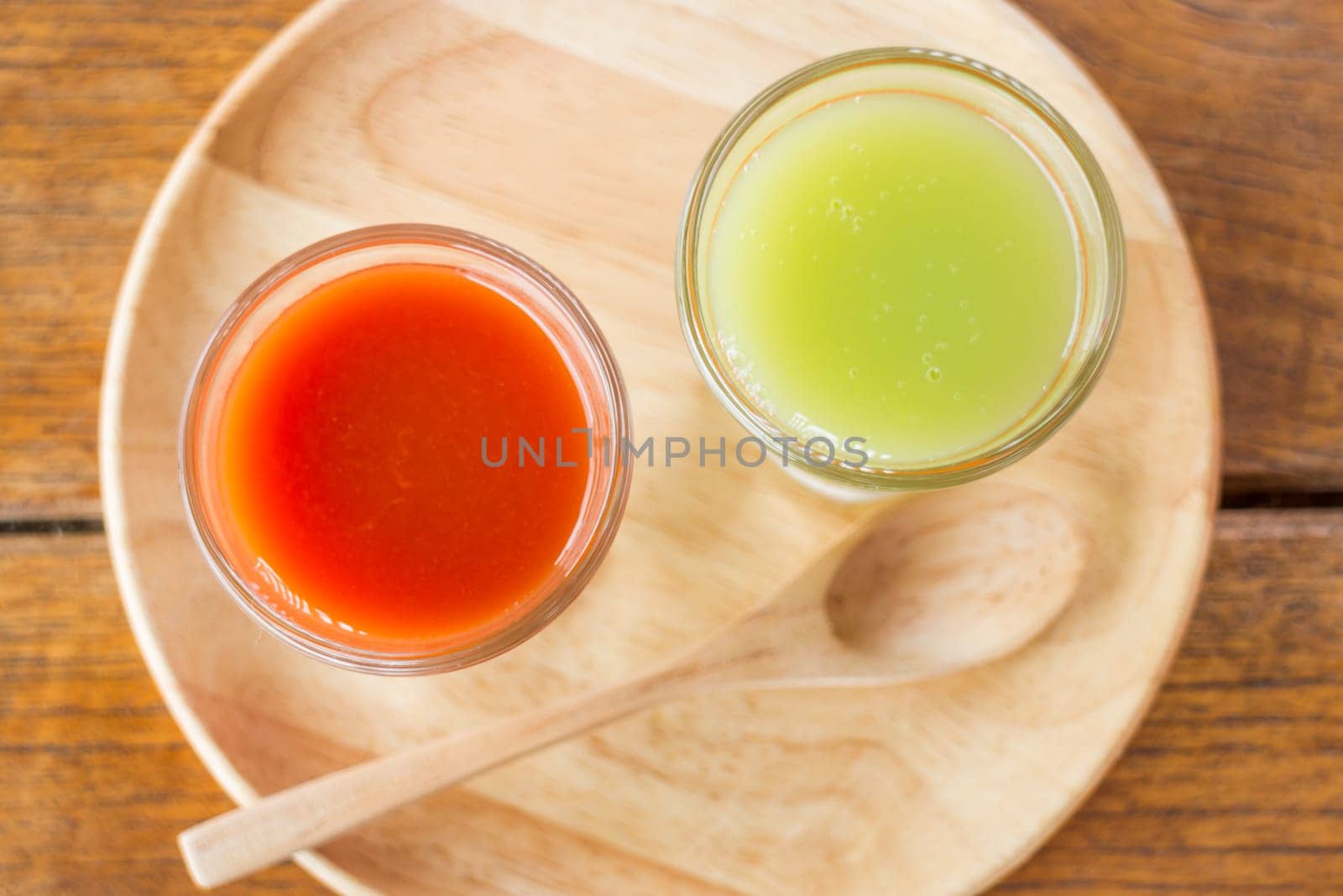 Freshly squeezed juices for diet, stock photo