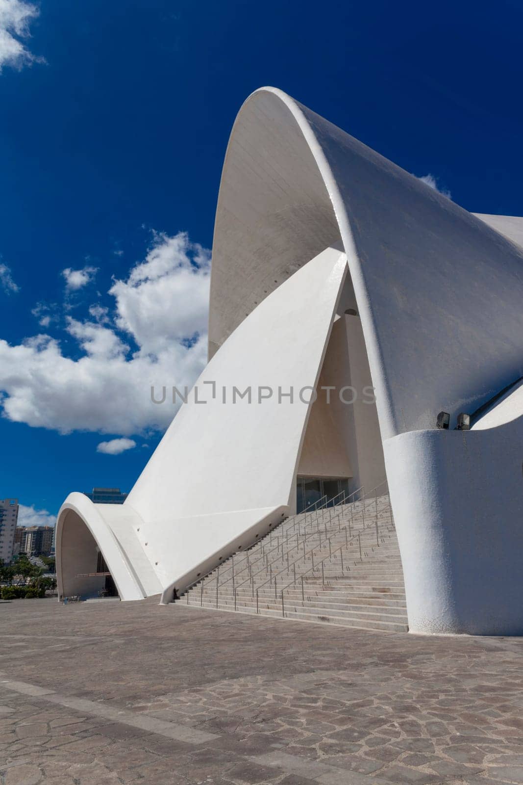 Tenerife, Spain - September 18: Auditorio De Tenerife On September 18, 2015 In Santa Cruz, Tenerife
