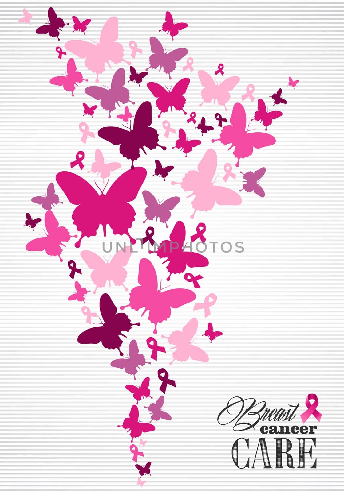 Breast cancer awareness campaign composition