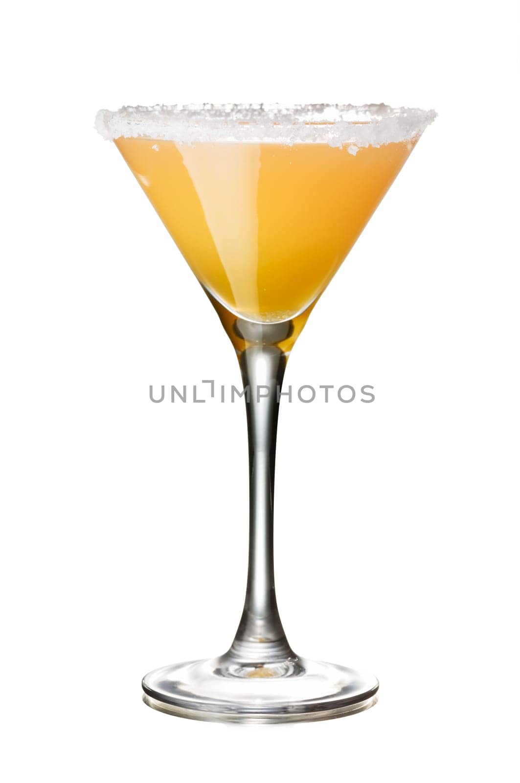 Sidecar alcoholic cocktail.All day IBA official cocktail with cognac and triple sec liqueur