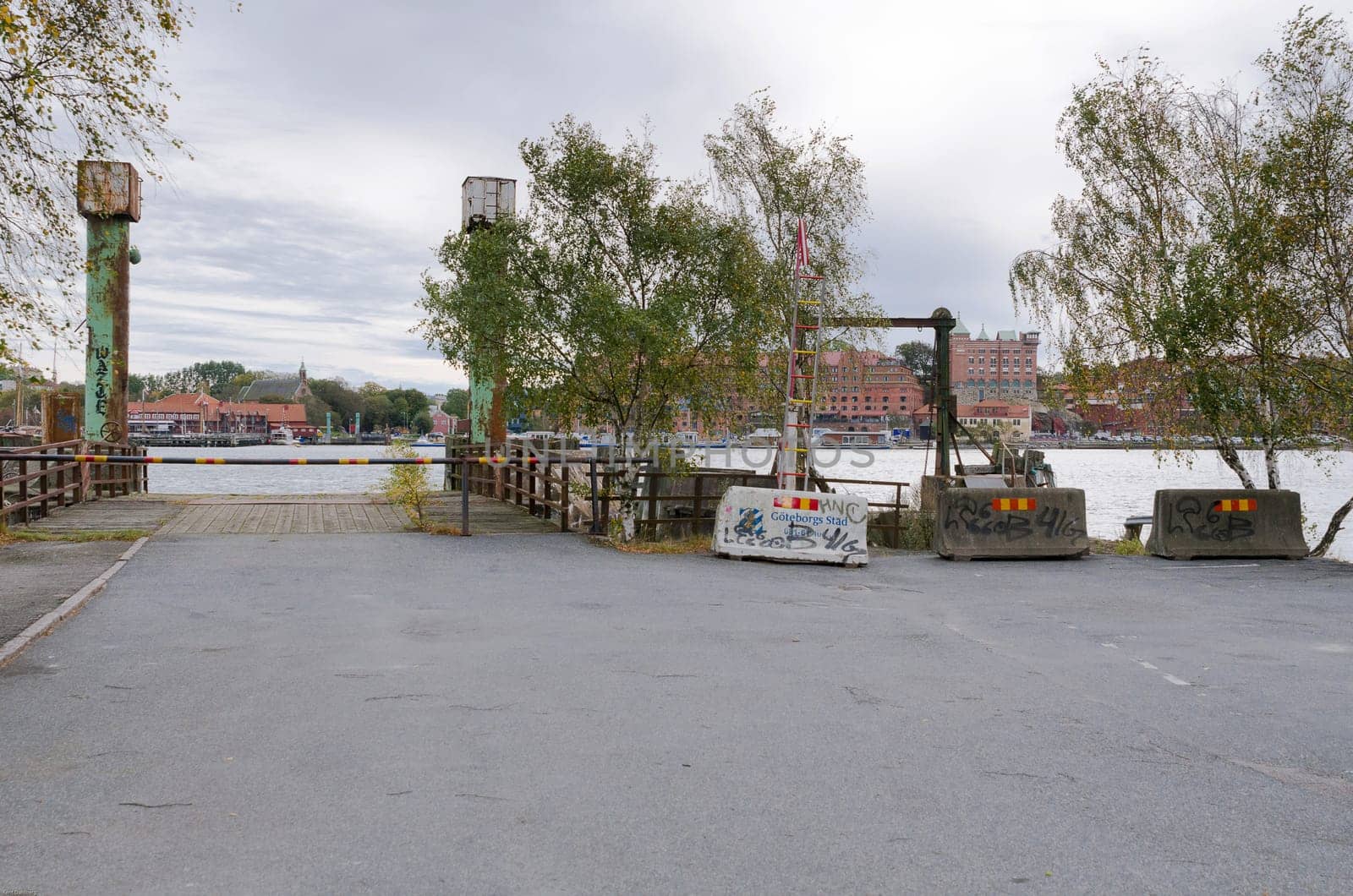 one old Ferry harbour in Gothenburg sweden
