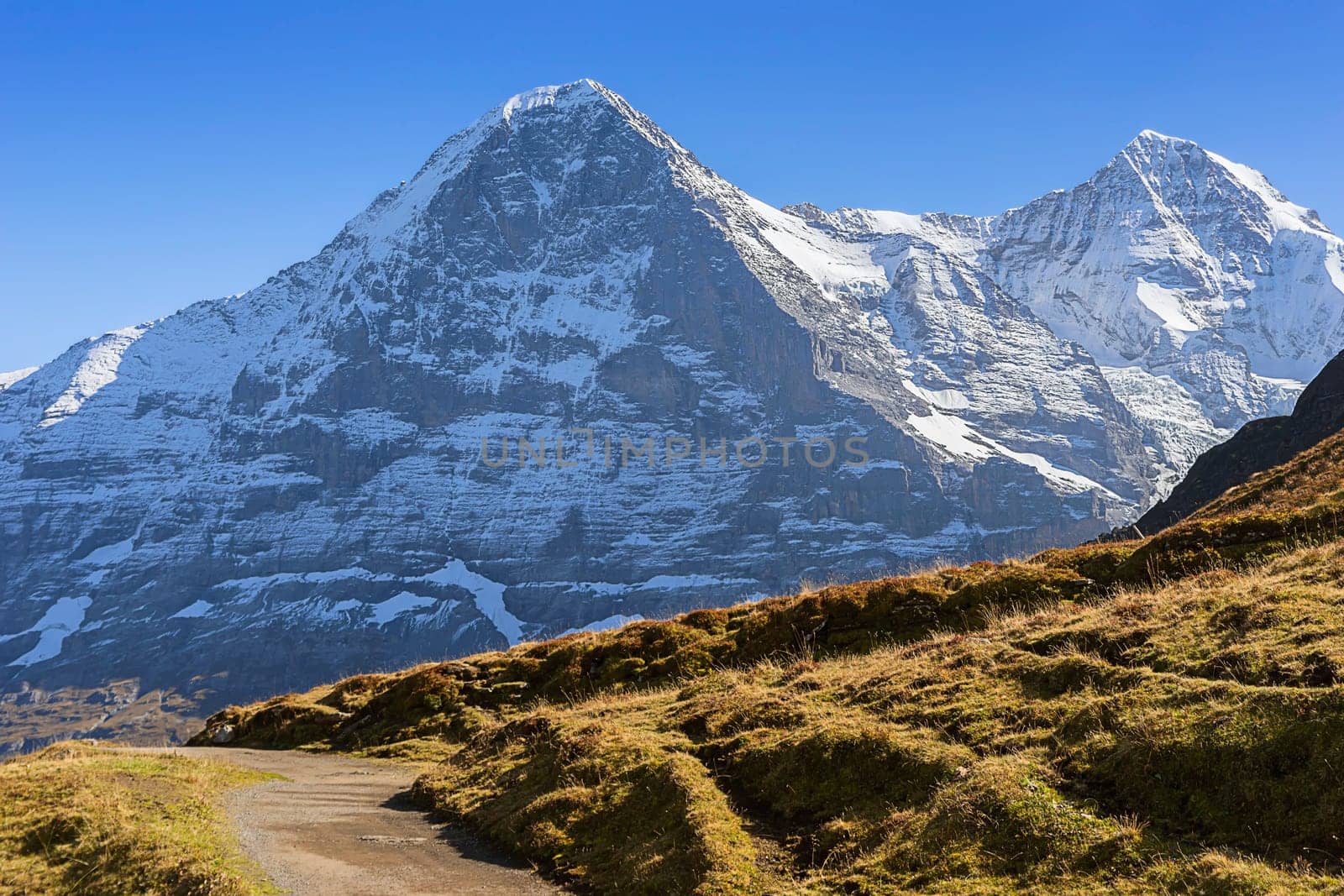 Eiger and Mönch summit and north face