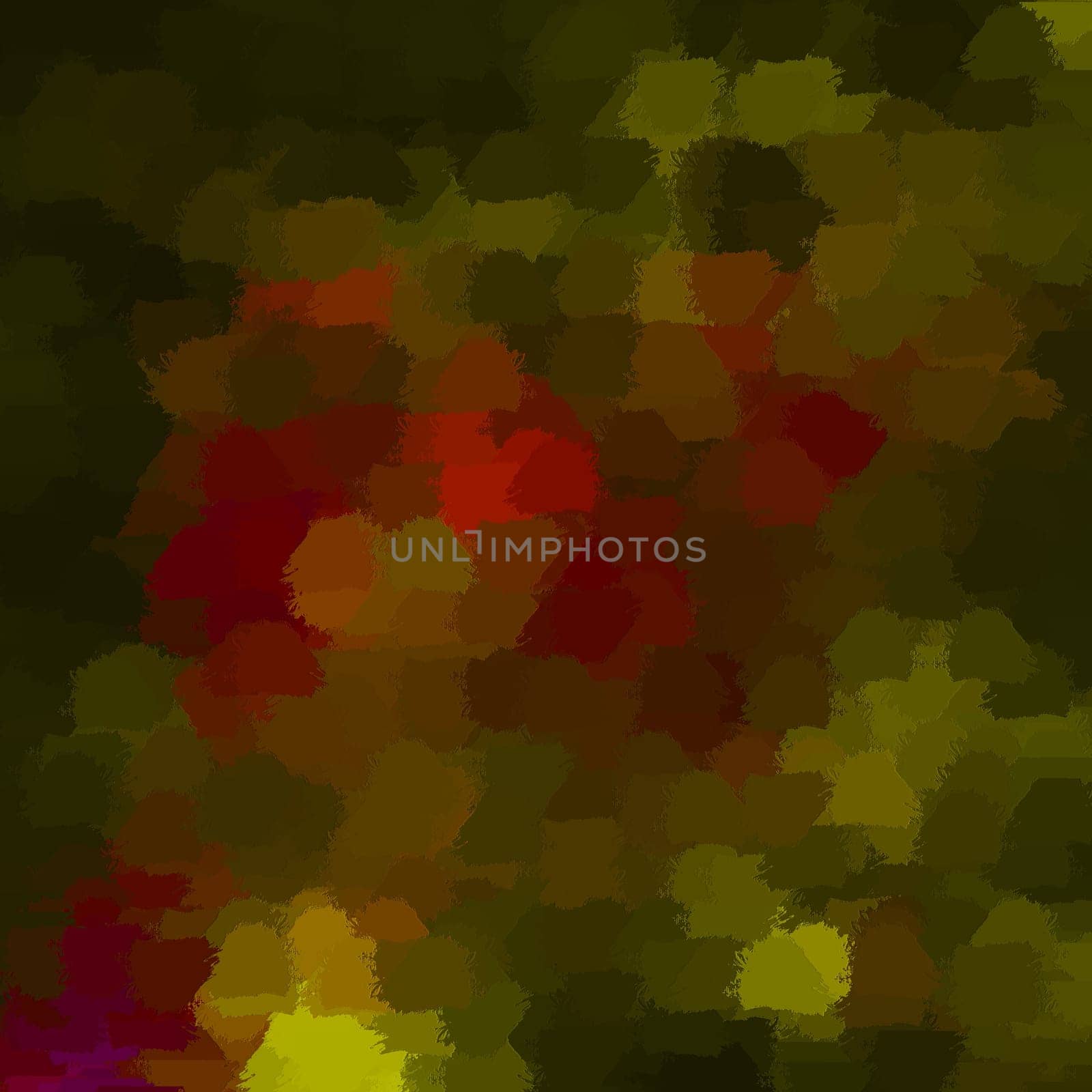 many small brush strokes to an abstract pattern