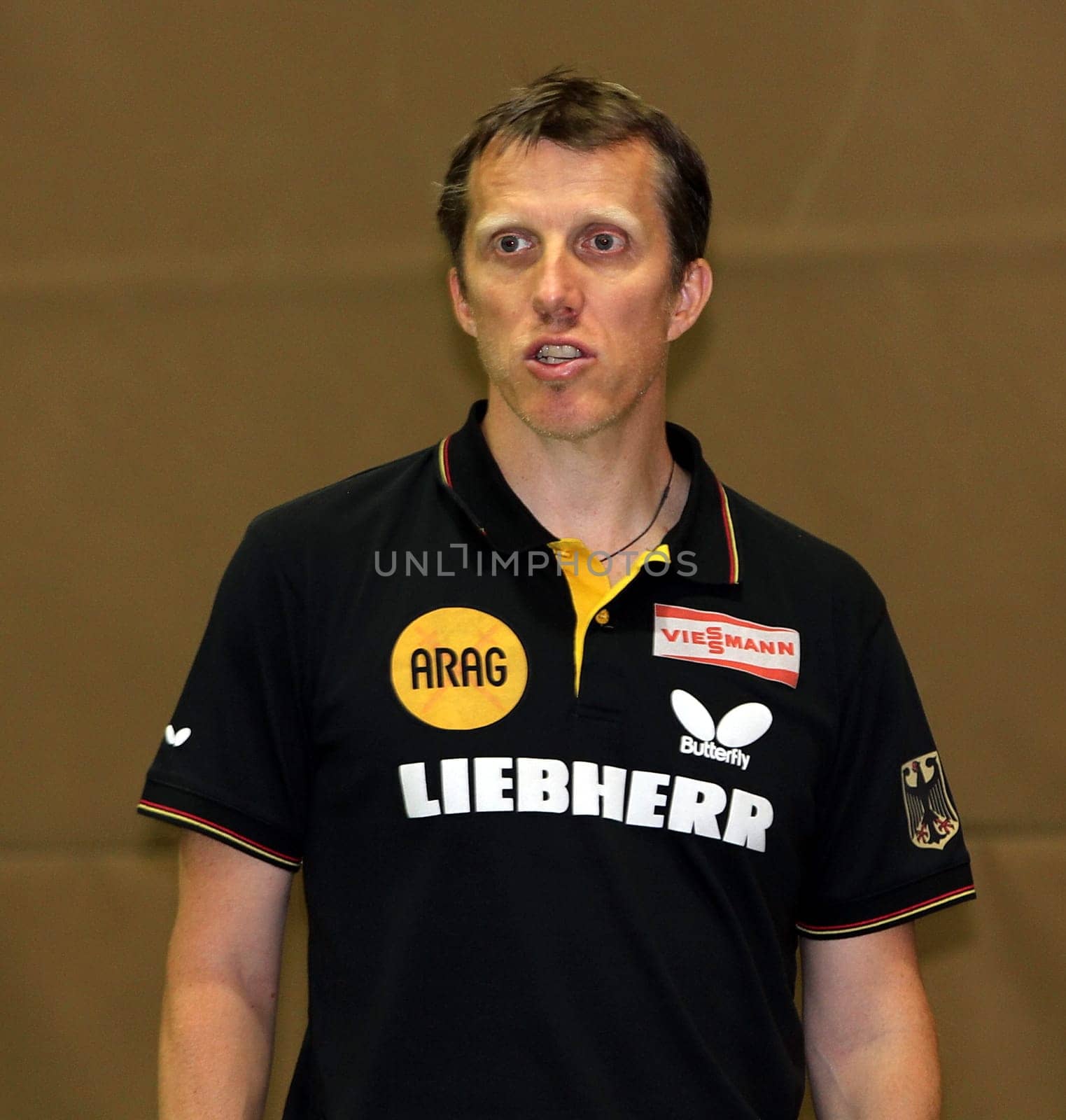 Jörg Roßkopf,former national table tennis player,now national coach