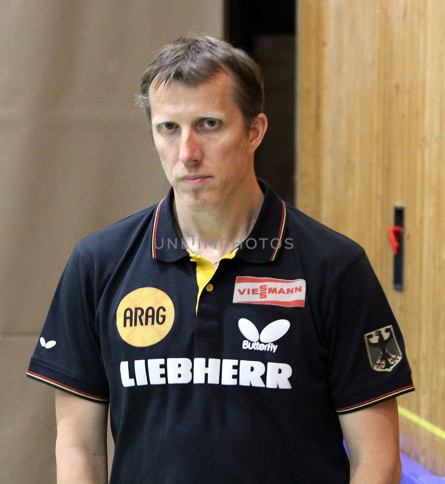 Jörg Roßkopf,former national table tennis player,now national coach
