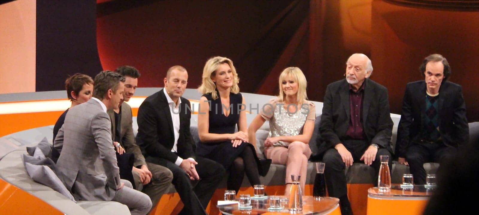 On the couch of 'Wetten that' on December 8,2012 in Freiburg