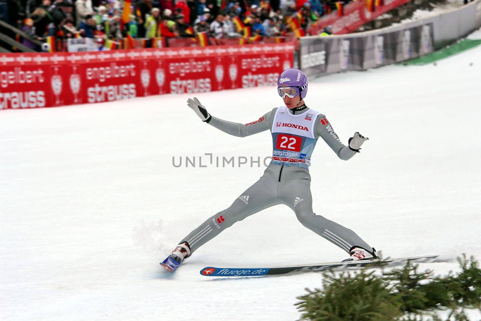 Martin Schmitt at the Four Hills Tour in Oberstdorf