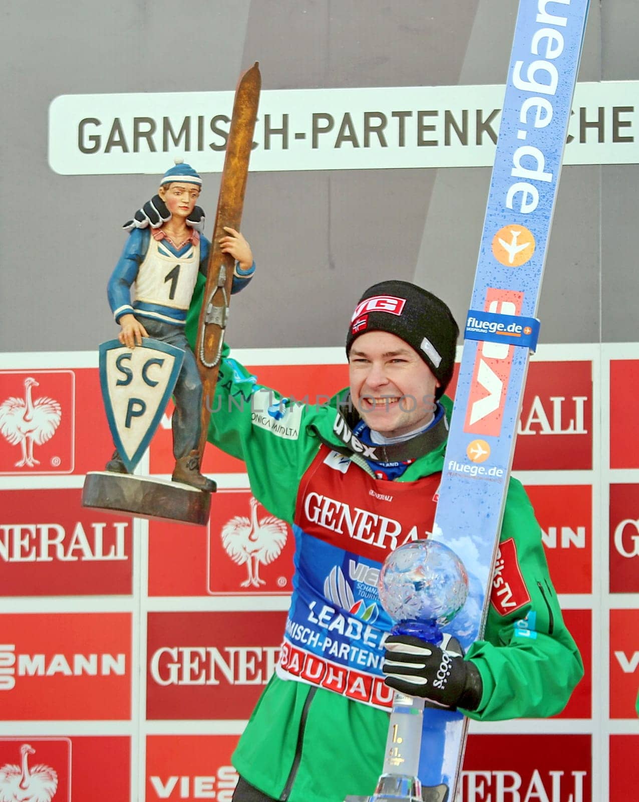 Anders Jacobsen. The Norwegian has also won ski jumping in Garmisch-Partenkirchen
