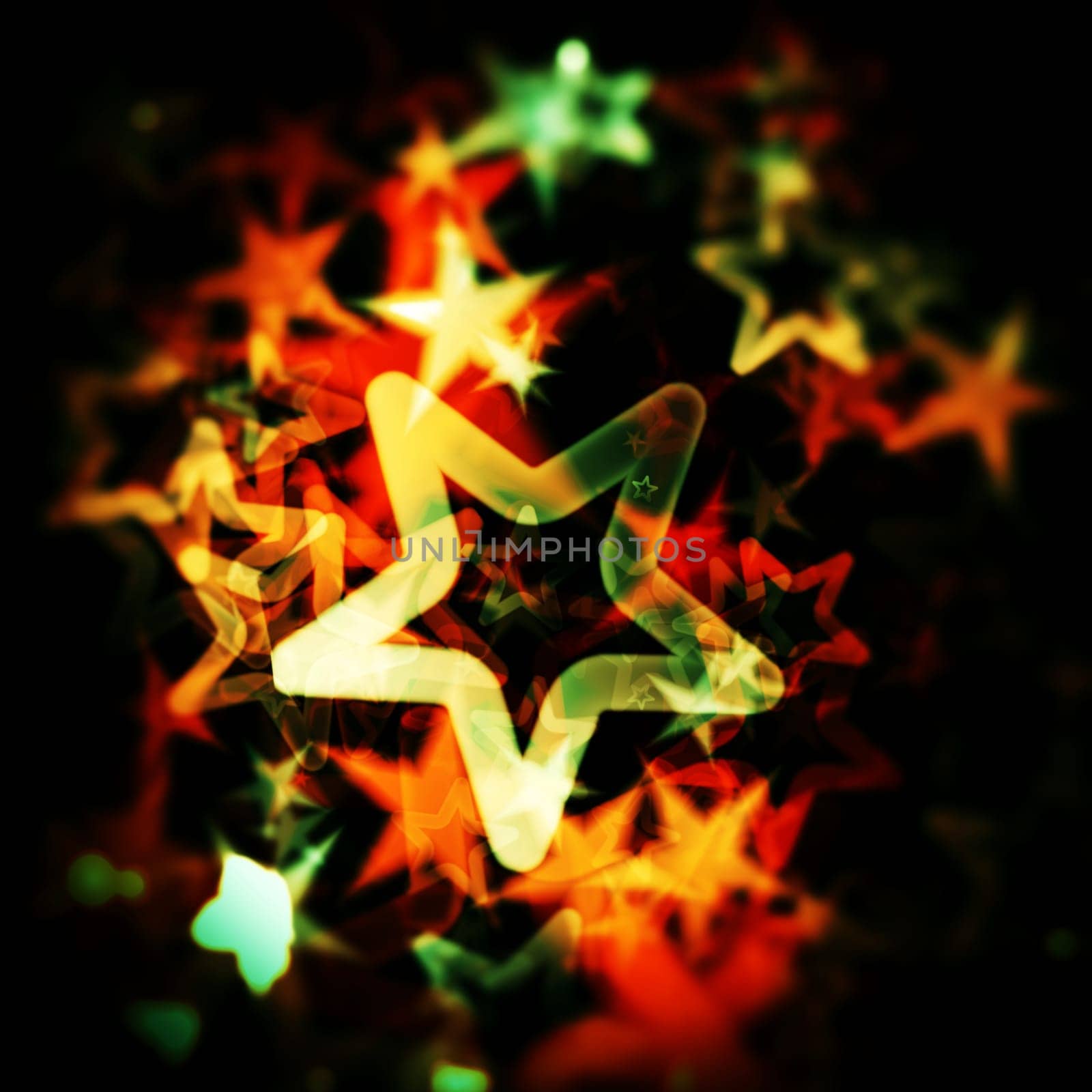 Abstract Christmas Stars