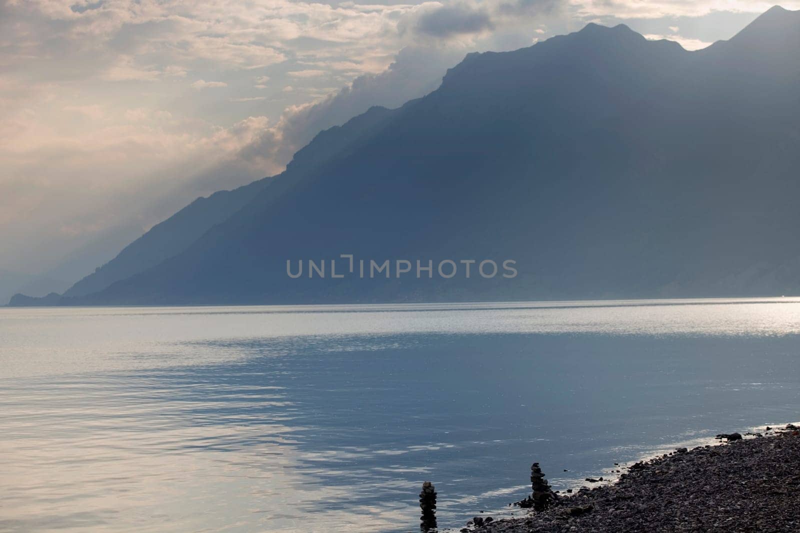 swiss lake at brienz, Switzerland