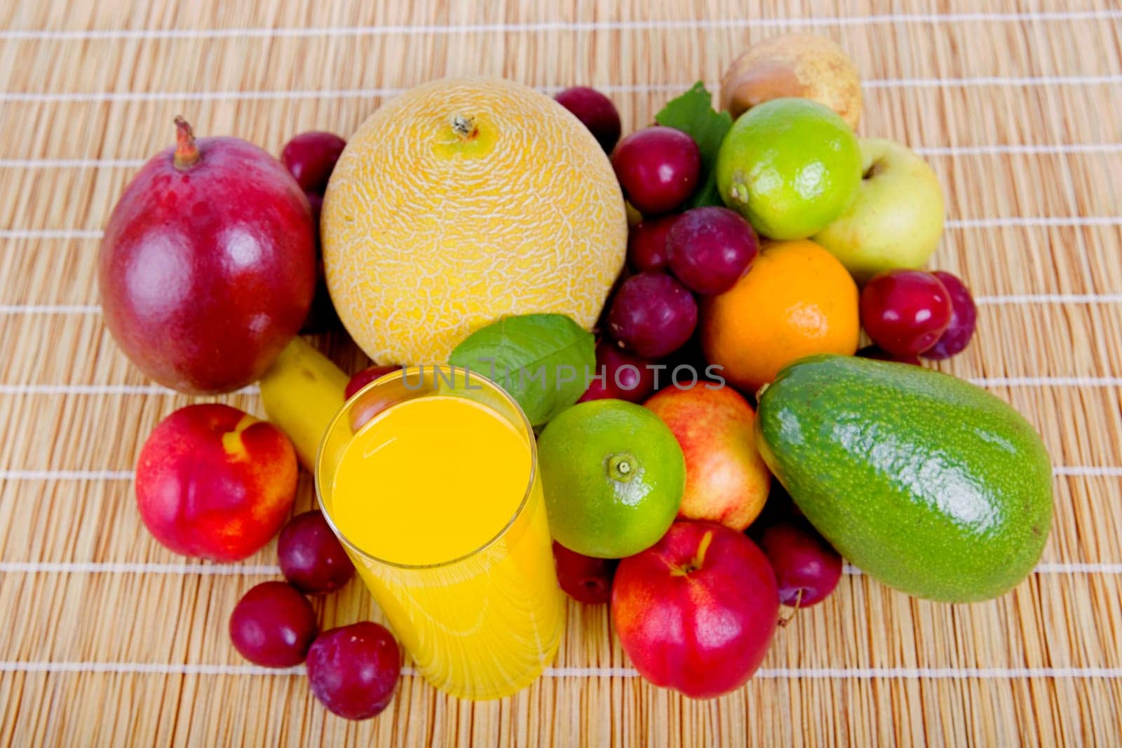 variety of fruits at the kitchen