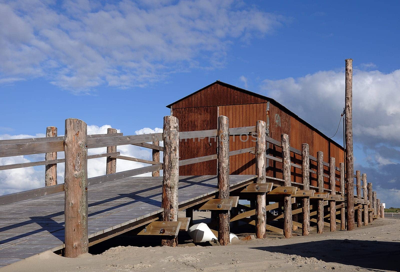 Pile construction St. Peter Ording