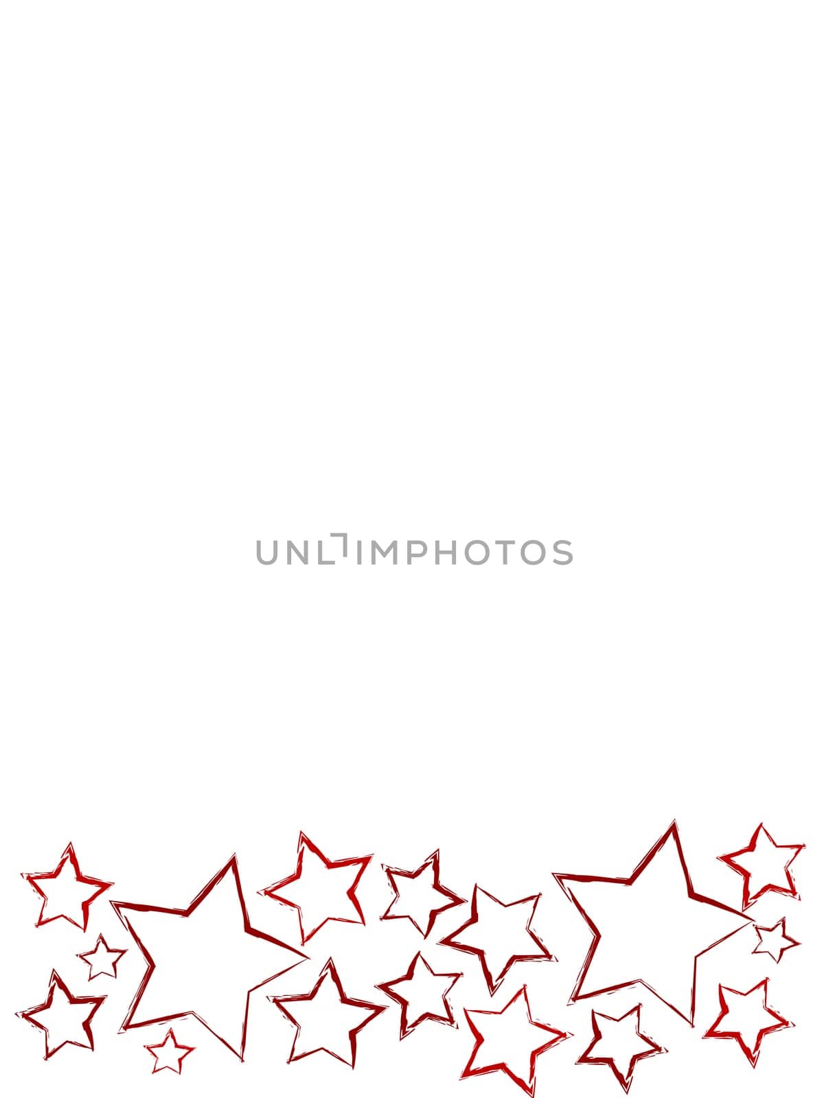 a ribbon with stars.