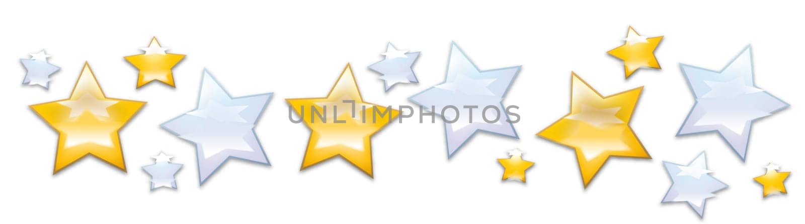 a band with stars.