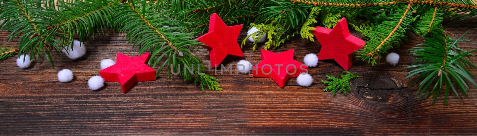 Christmas Background with Stars