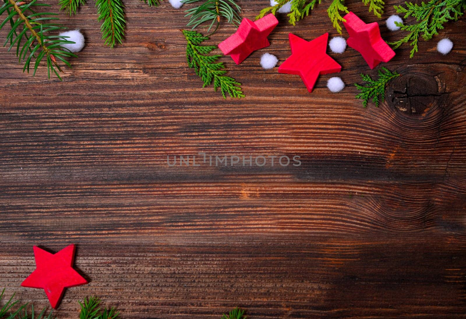 Christmas Background with Stars