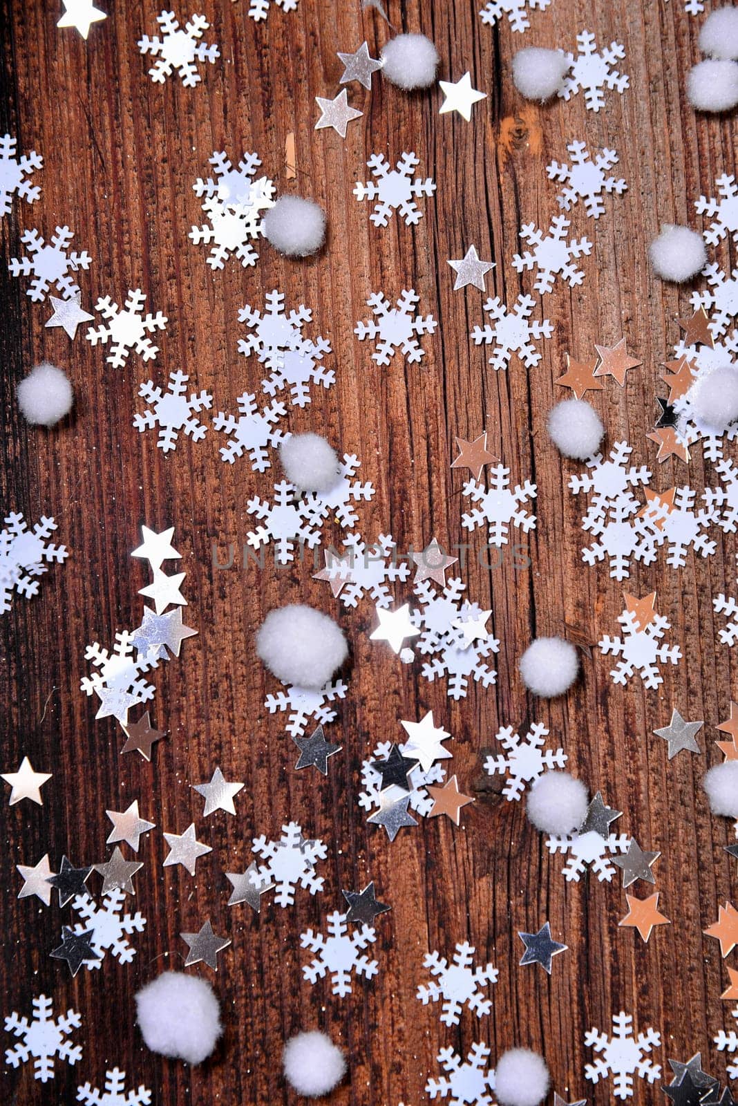 Christmas Background with Stars