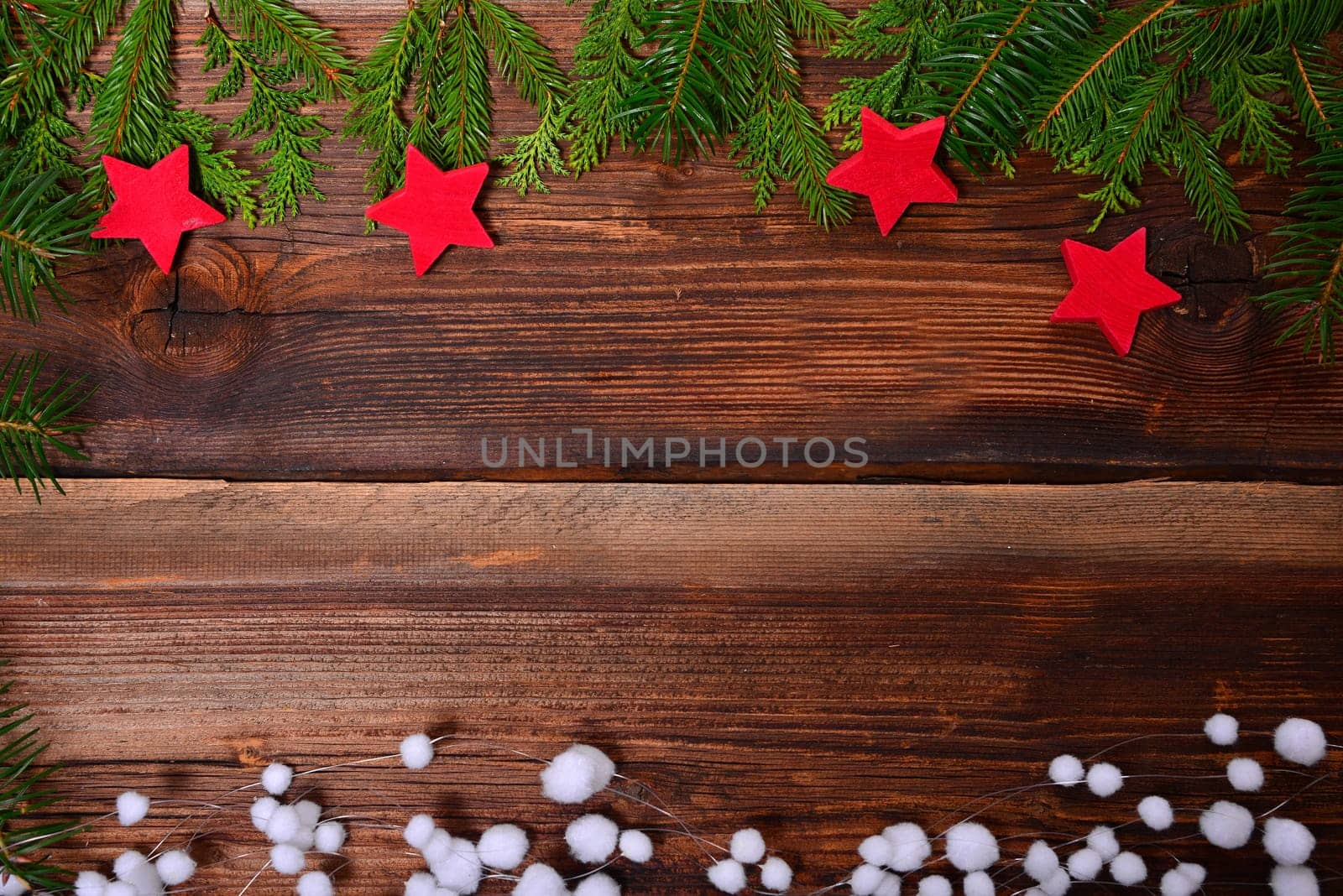 Christmas Background with Stars