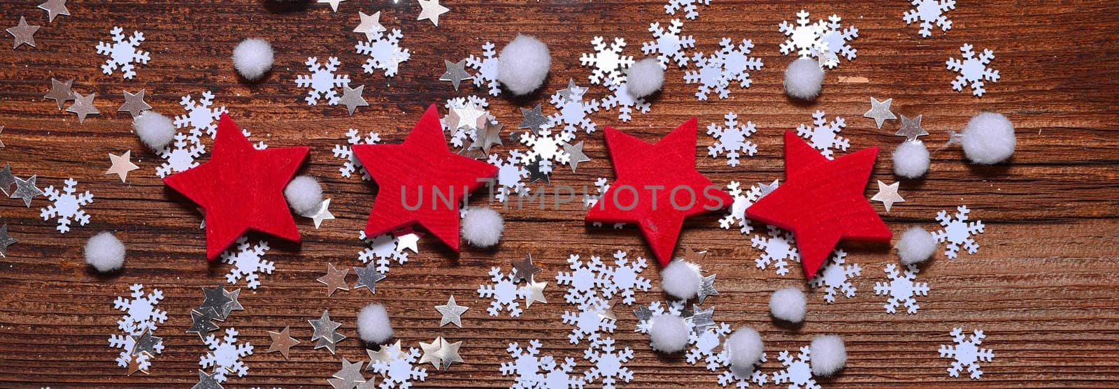 Christmas Background with Stars