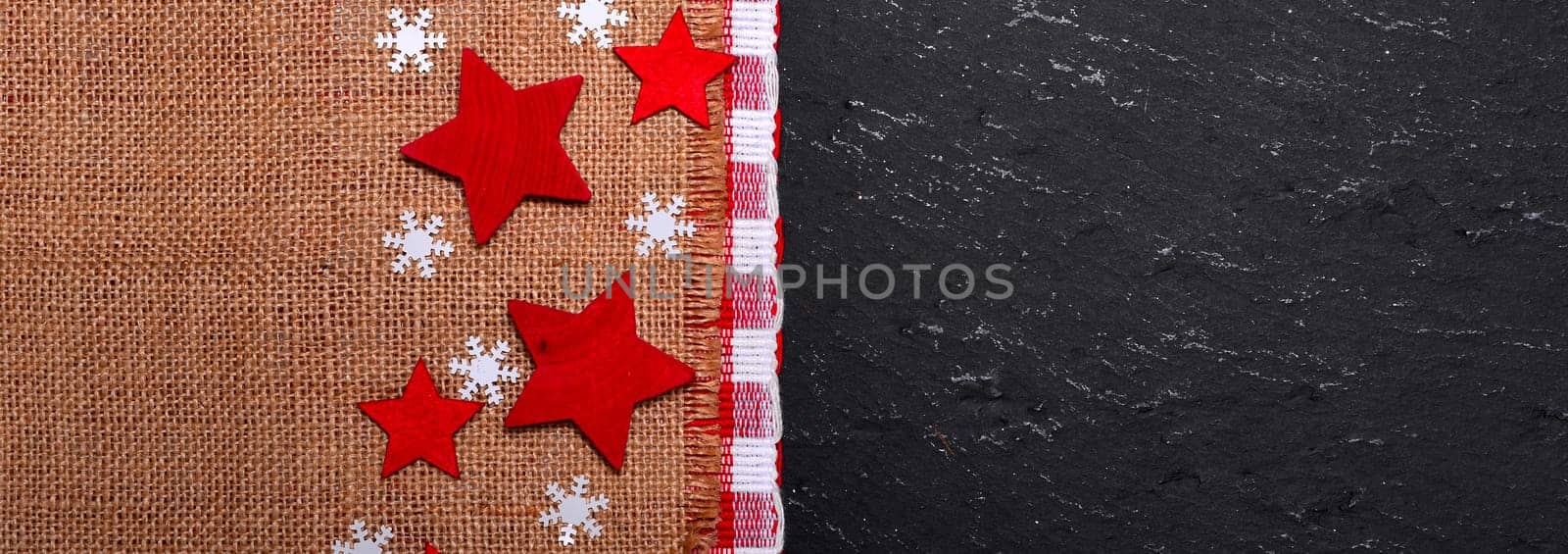 Christmas Background with Stars Slate
