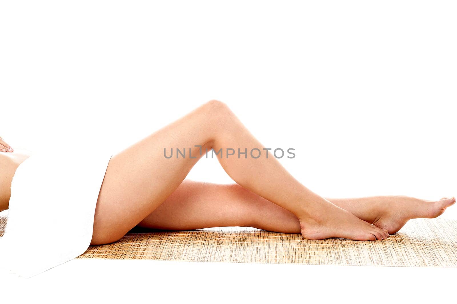 Shot of lady's long legs