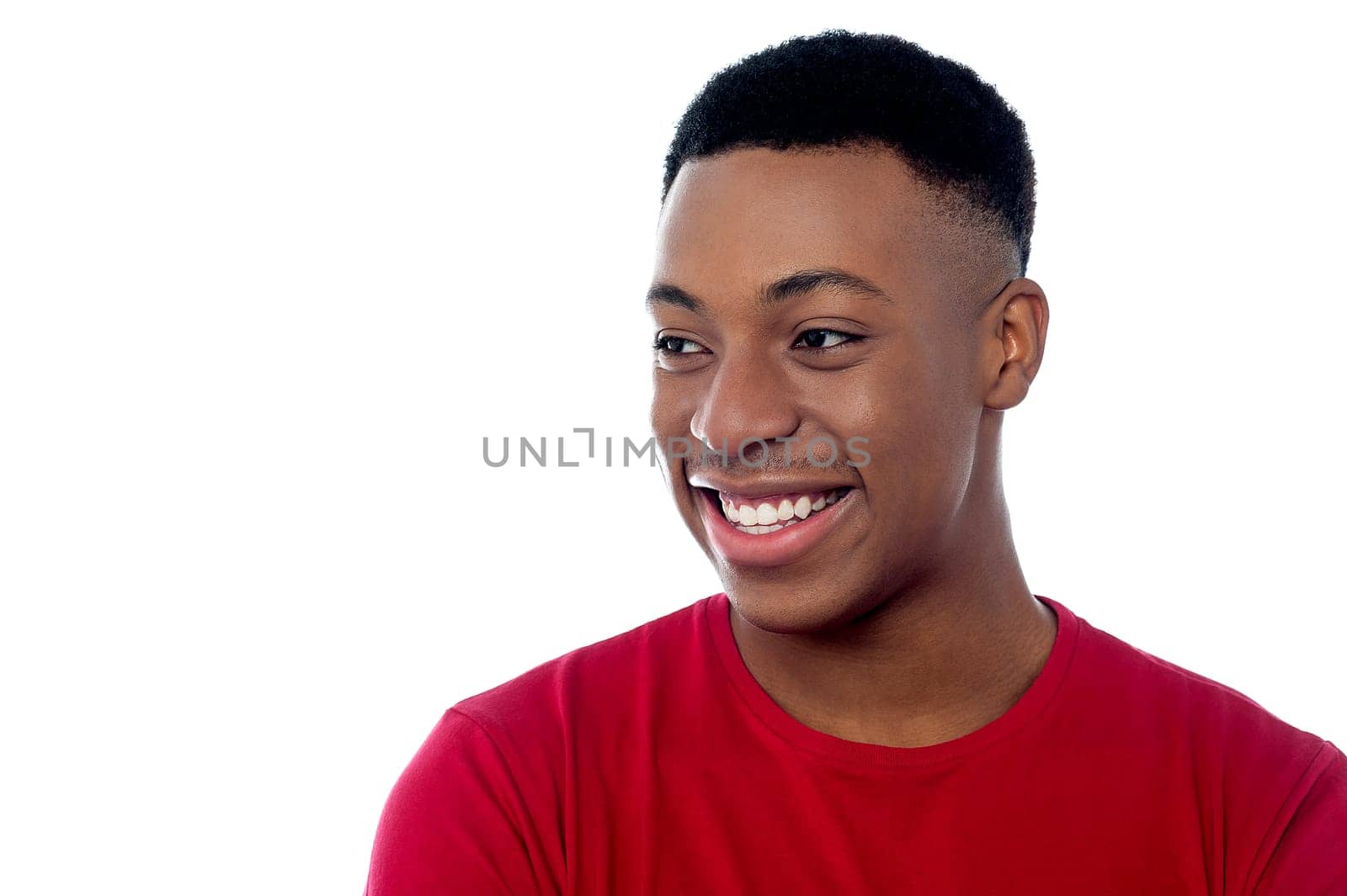 Guy looking at something