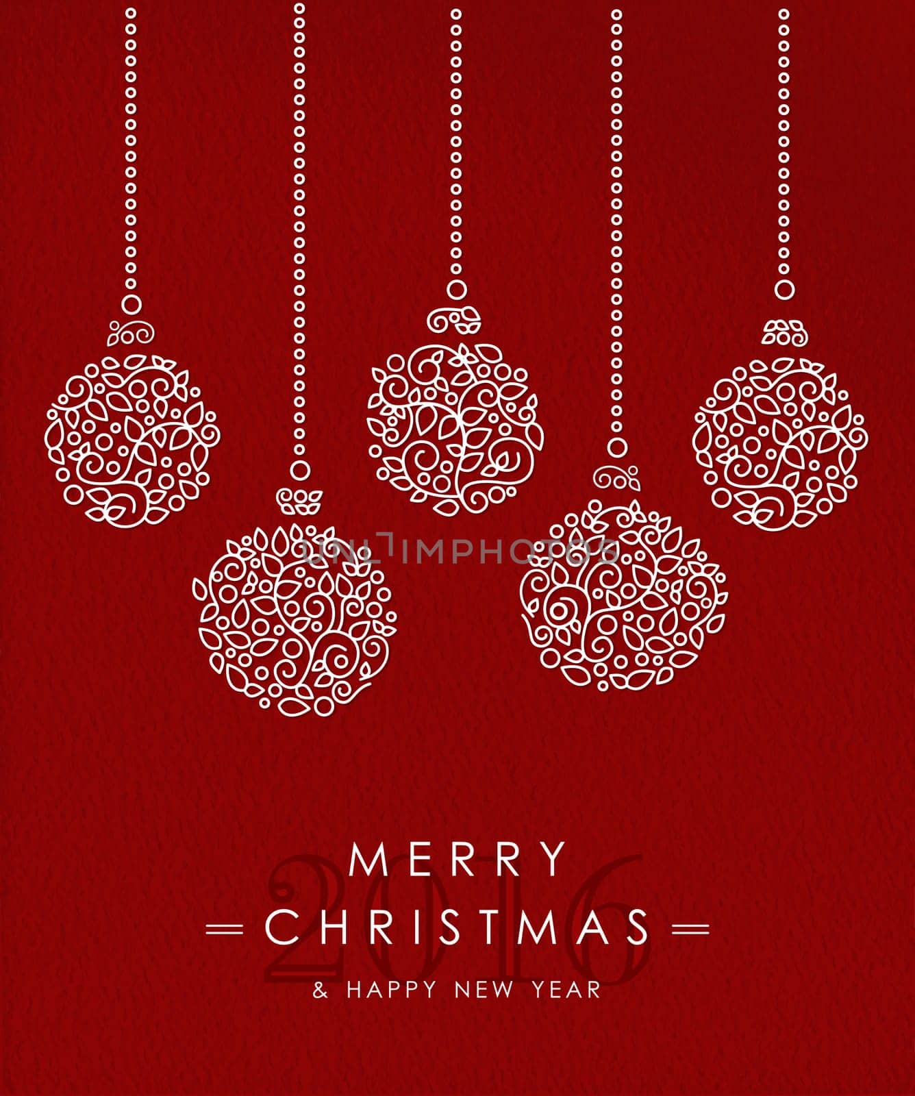 Merry christmas and happy new year art deco bauble decoration set in outline monogram style with simple xmas ornaments. Ideal for holiday card, poster, or party invitation. EPS10 vector.