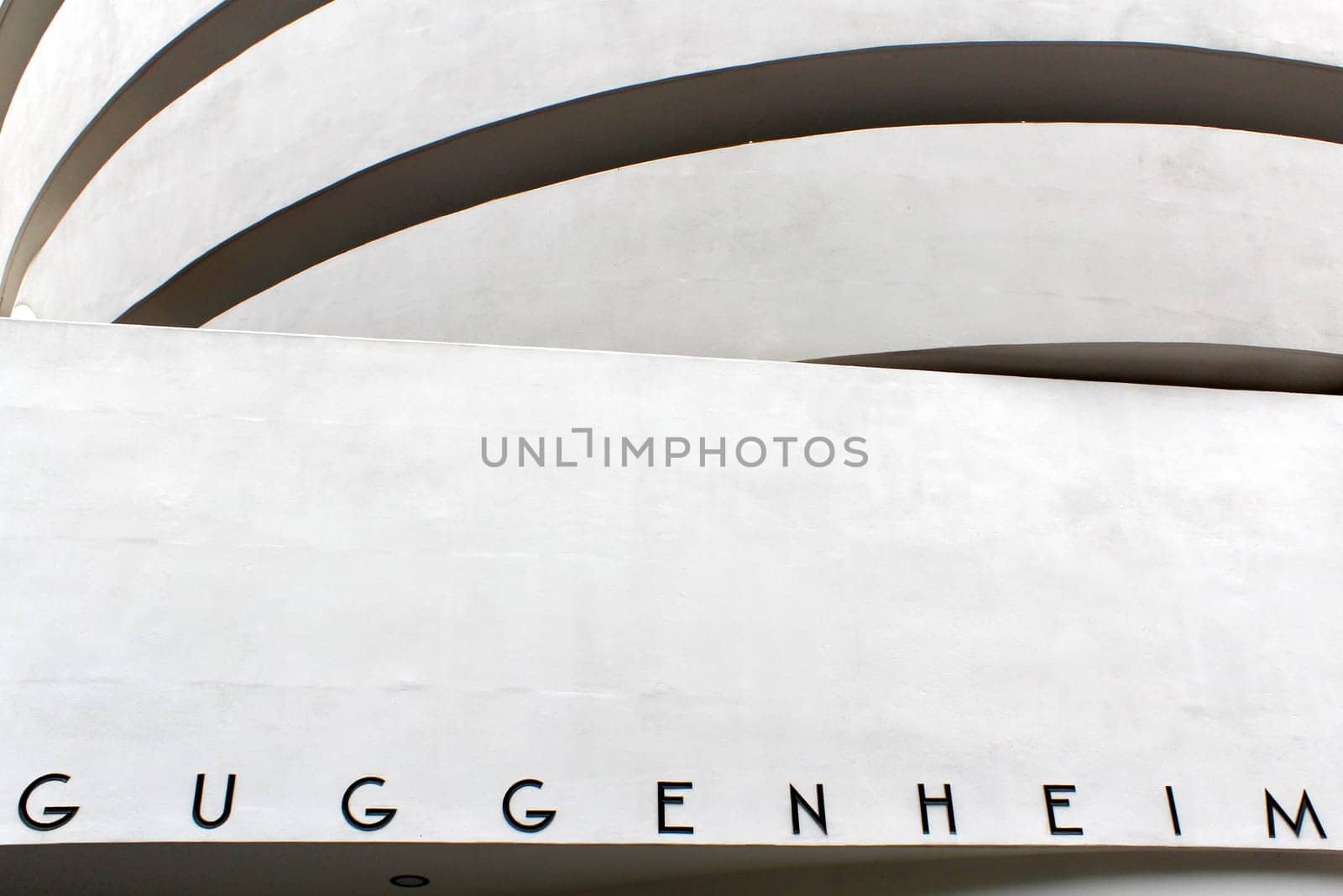 NEW YORK - SEPTEMBER 01: The Solomon R. Guggenheim Museum of modern and contemporary art, located in Manhattan, on September 01, 2013, in New York City, USA. Designed by Frank Lloyd Wright.