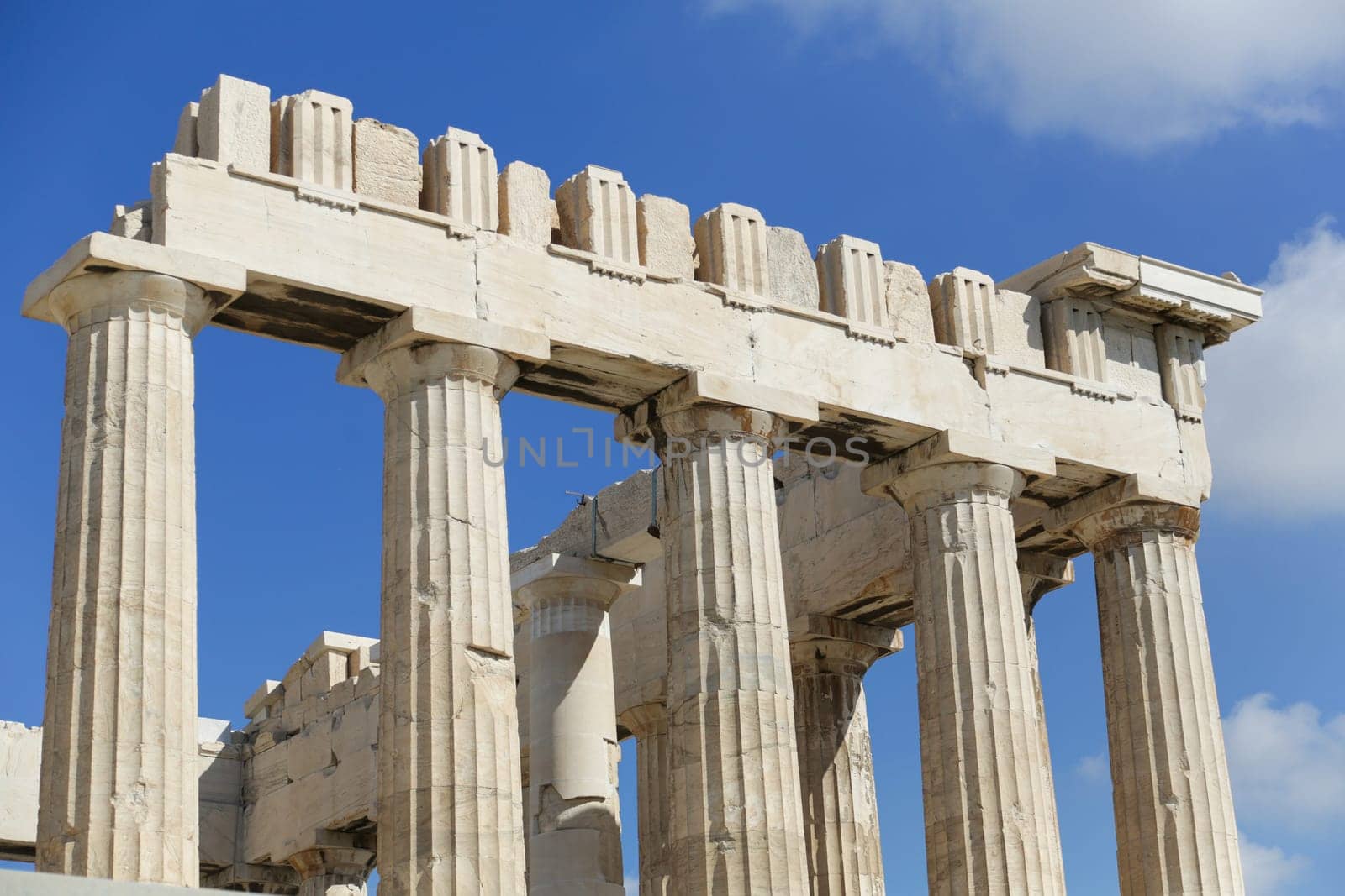The Parthenon at the Acropolis in Athens, Greece