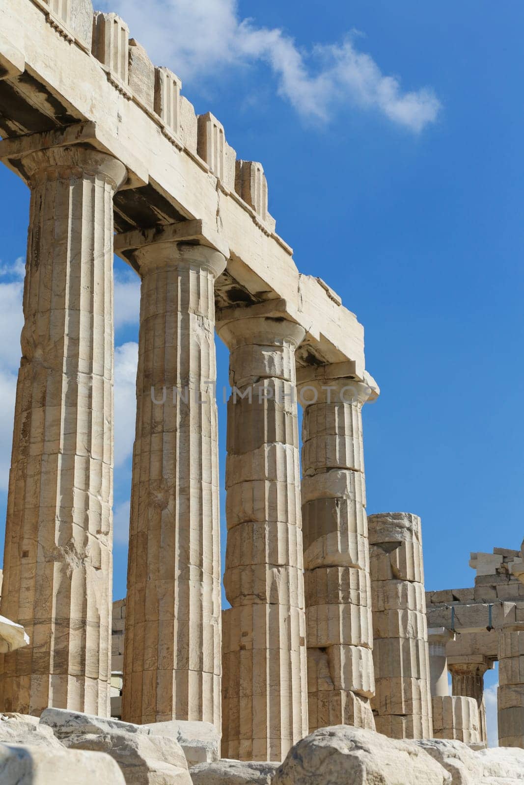 The Parthenon at the Acropolis in Athens, Greece