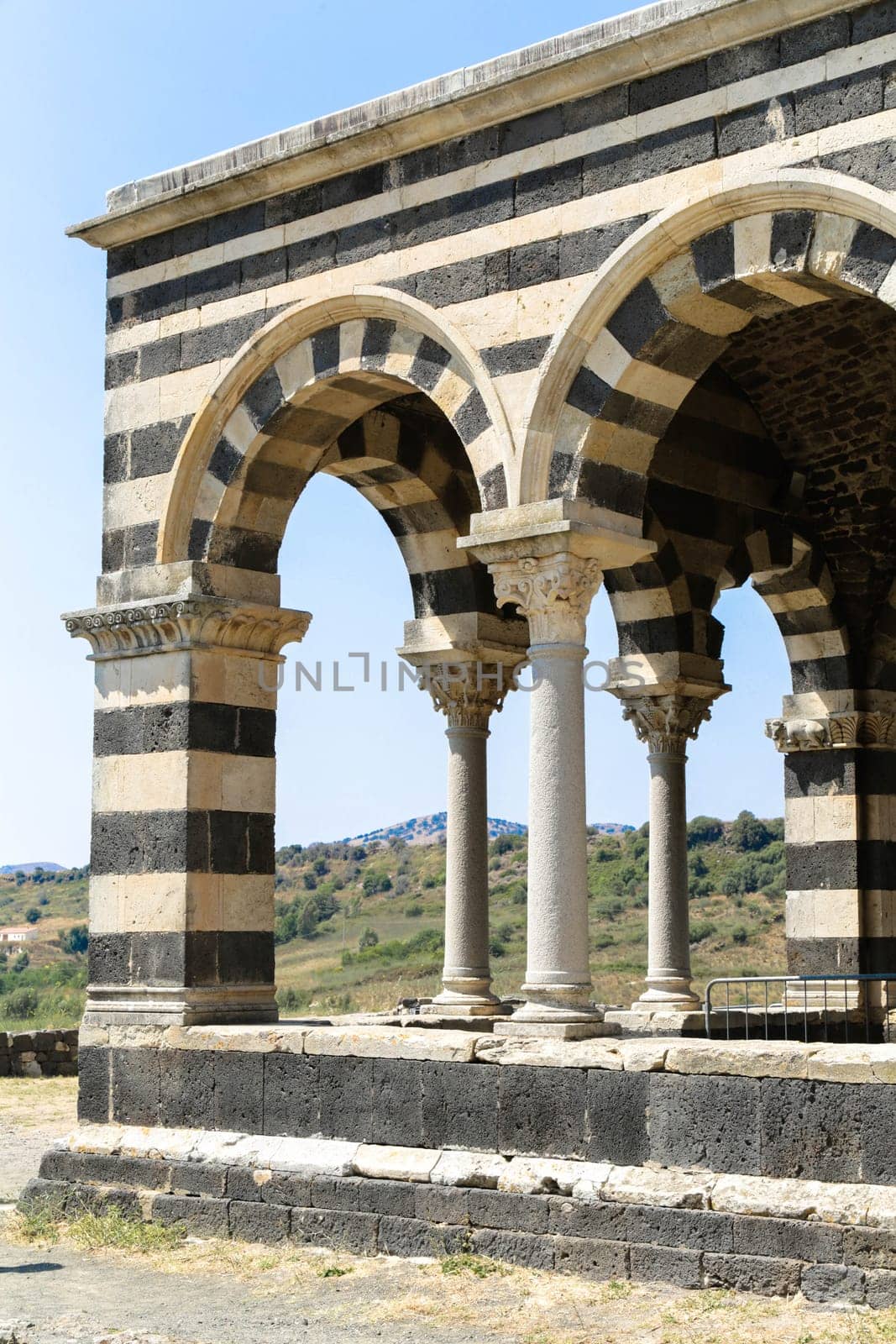 The Santa Trinita di Saccargia church in Sardinia