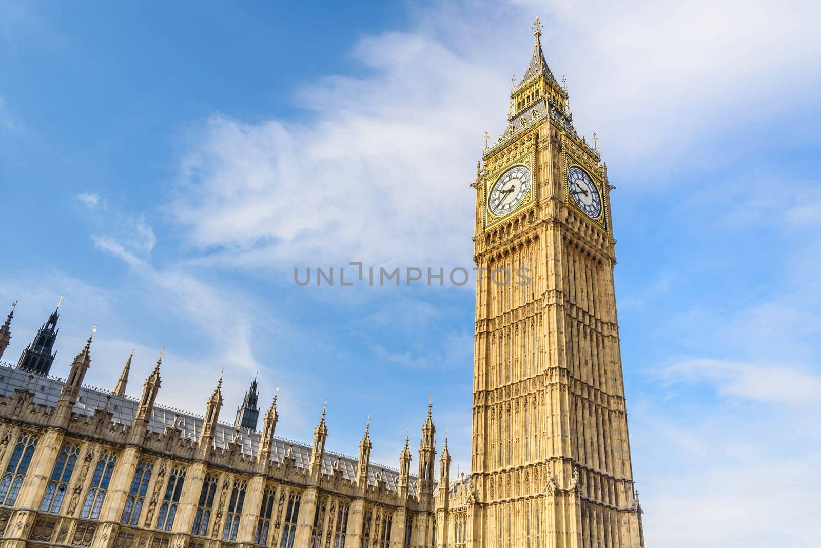 Big Ben Clock Tower and House of Parliament, London, England, UK