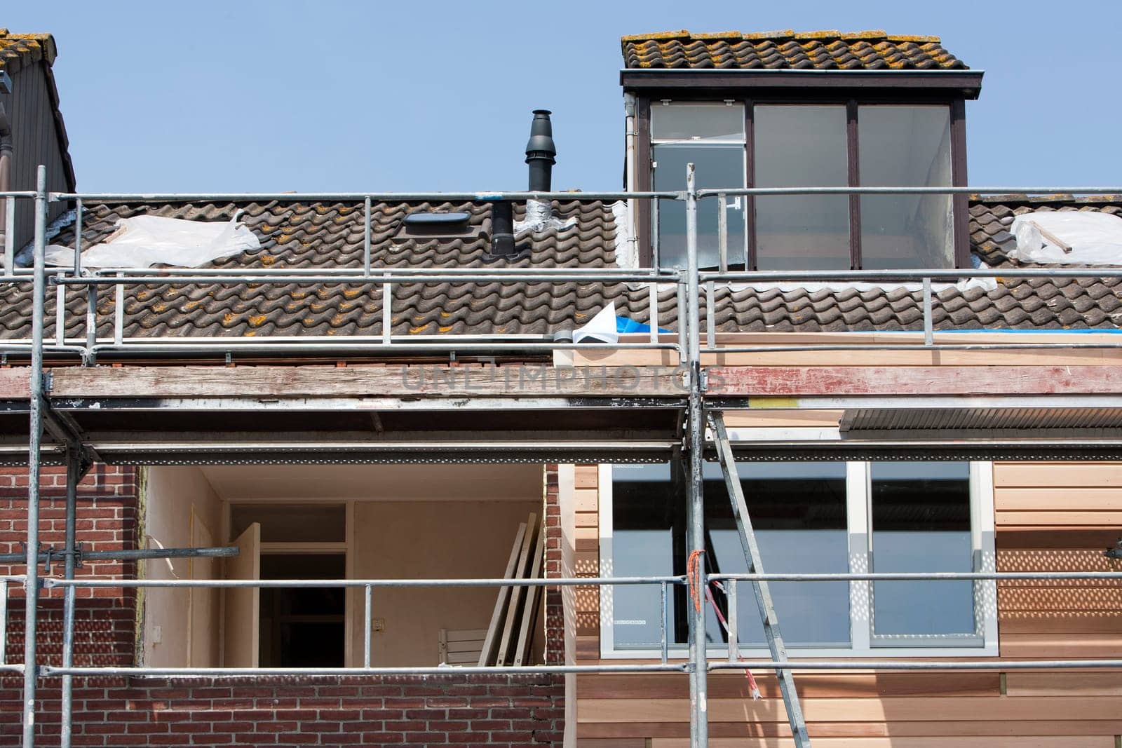 These houses are given a new coat
