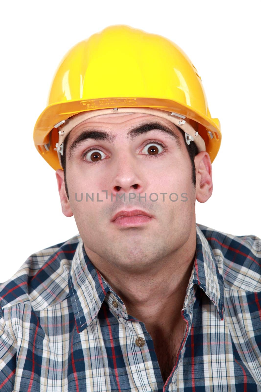 Surprised builder