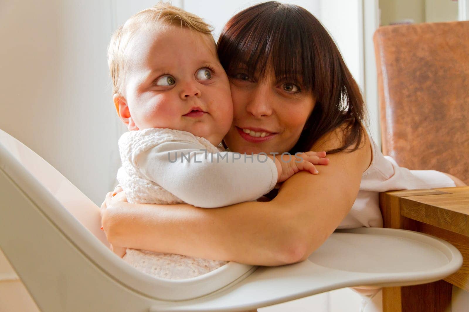 Happy mother with child