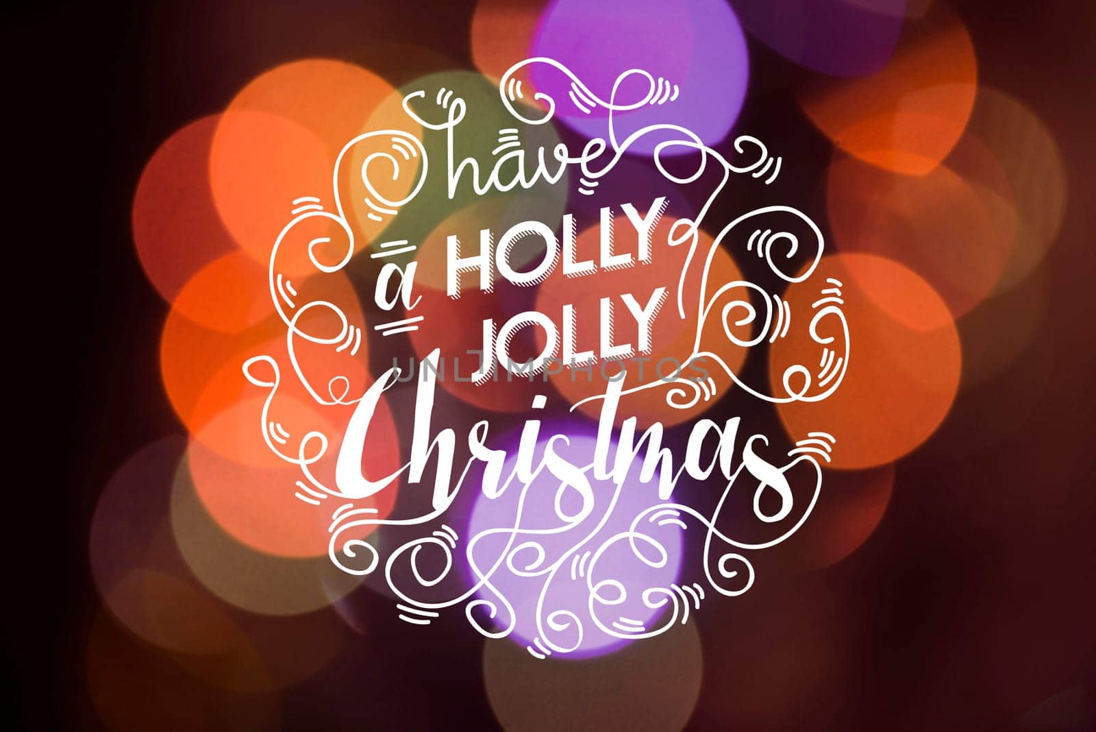 Merry christmas greeting card design