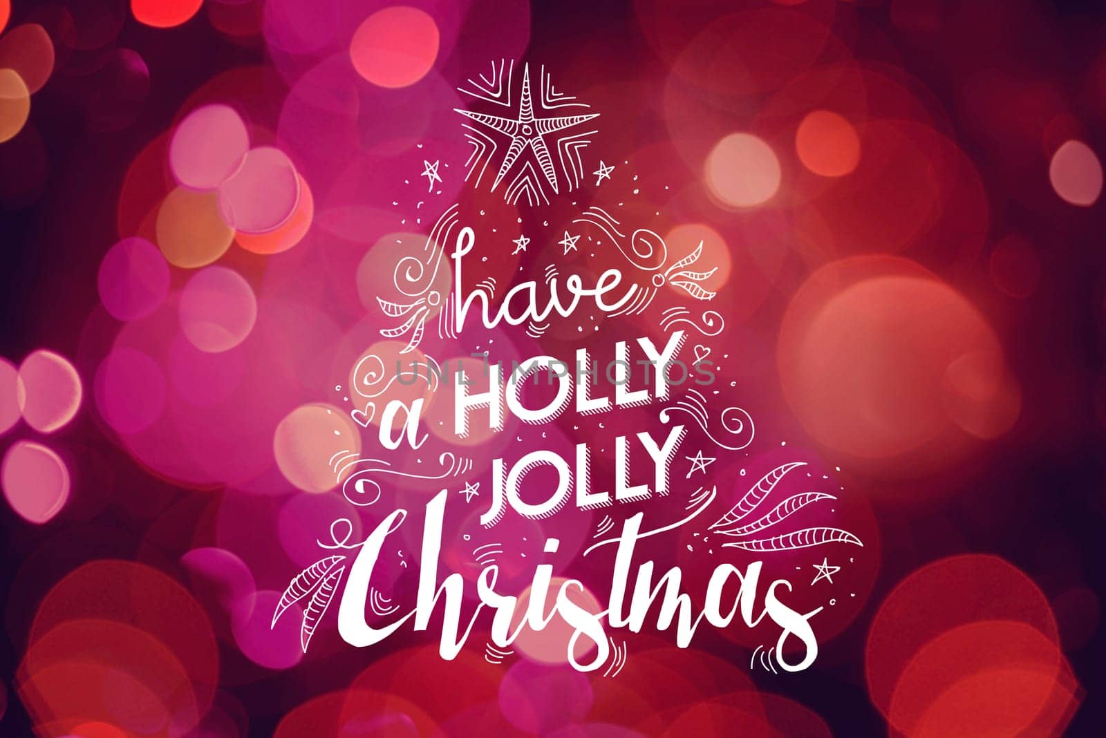 Merry christmas greeting card design