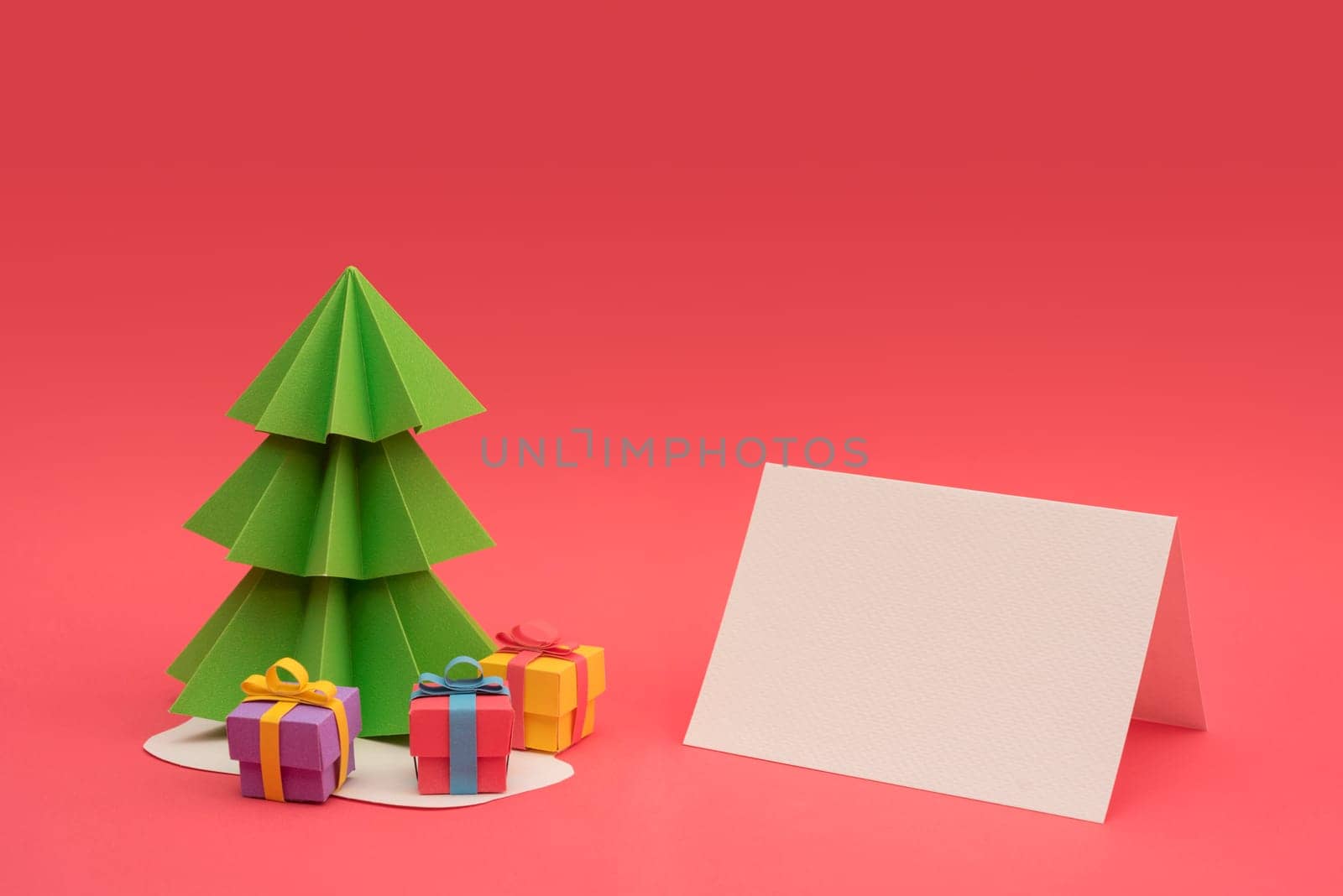 Christmas season paper cut design