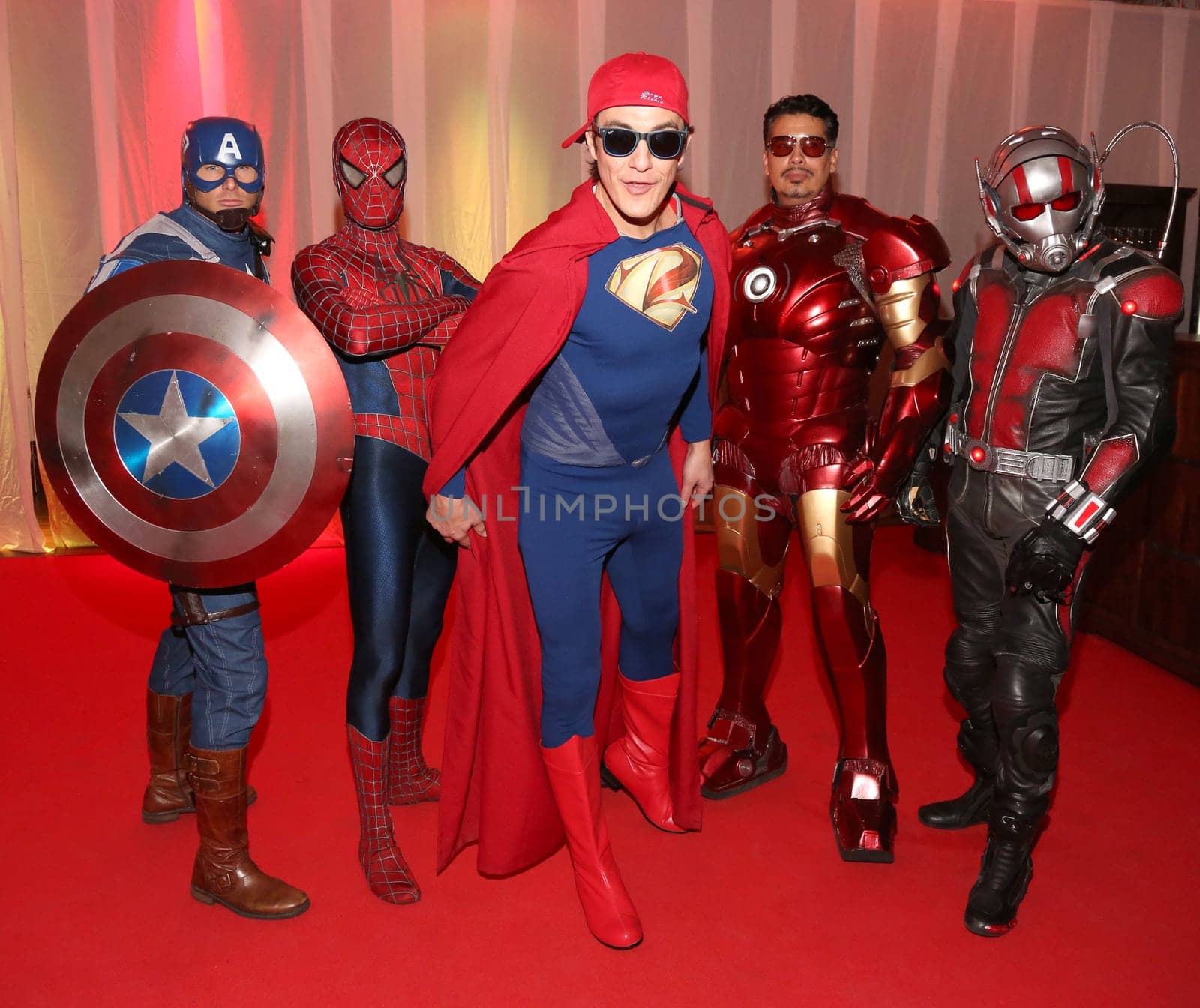 Matze Knop as Superman , Kinderlachen Gala 2015 at the Westfalenhalle Dortmund on 28.11.2015