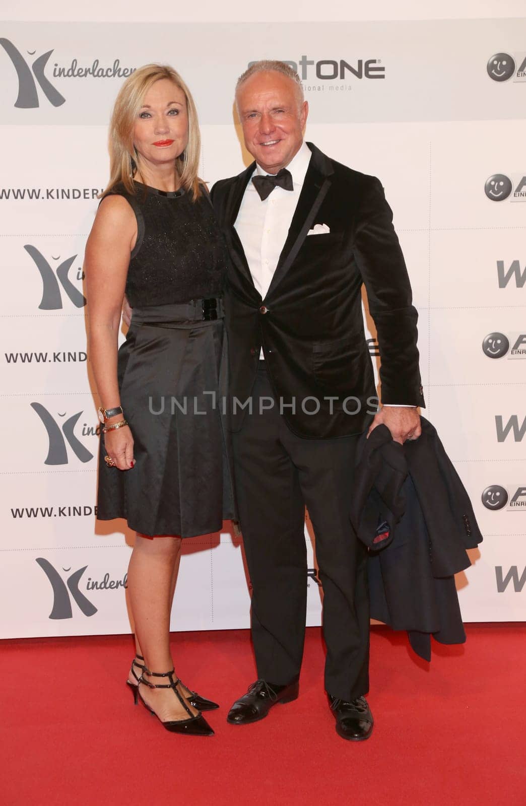 Michael Rummenigge and wife Carolin , Kinderlachen Gala 2015 at the Westfalenhalle Dortmund on 28.11.2015